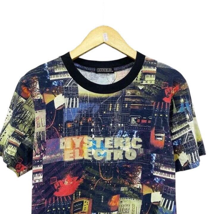 Hysteric Glamour × Japanese Brand × Vintage Hysteric Glamour Electro AOP Tshirt Size US M / EU 48-50 / 2 - 2 Thumbnail