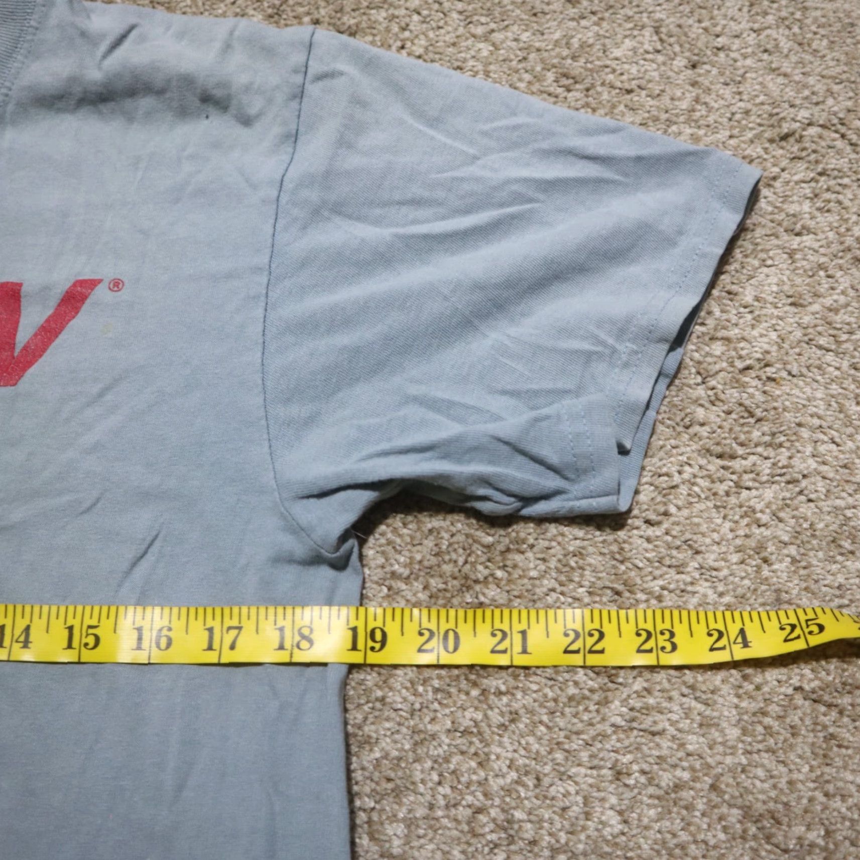 Vintage Hollingsworth & Vose HV Tee T-Shirt Short Sleeve Adult XL Extra Large Size US L / EU 52-54 / 3 - 5 Thumbnail