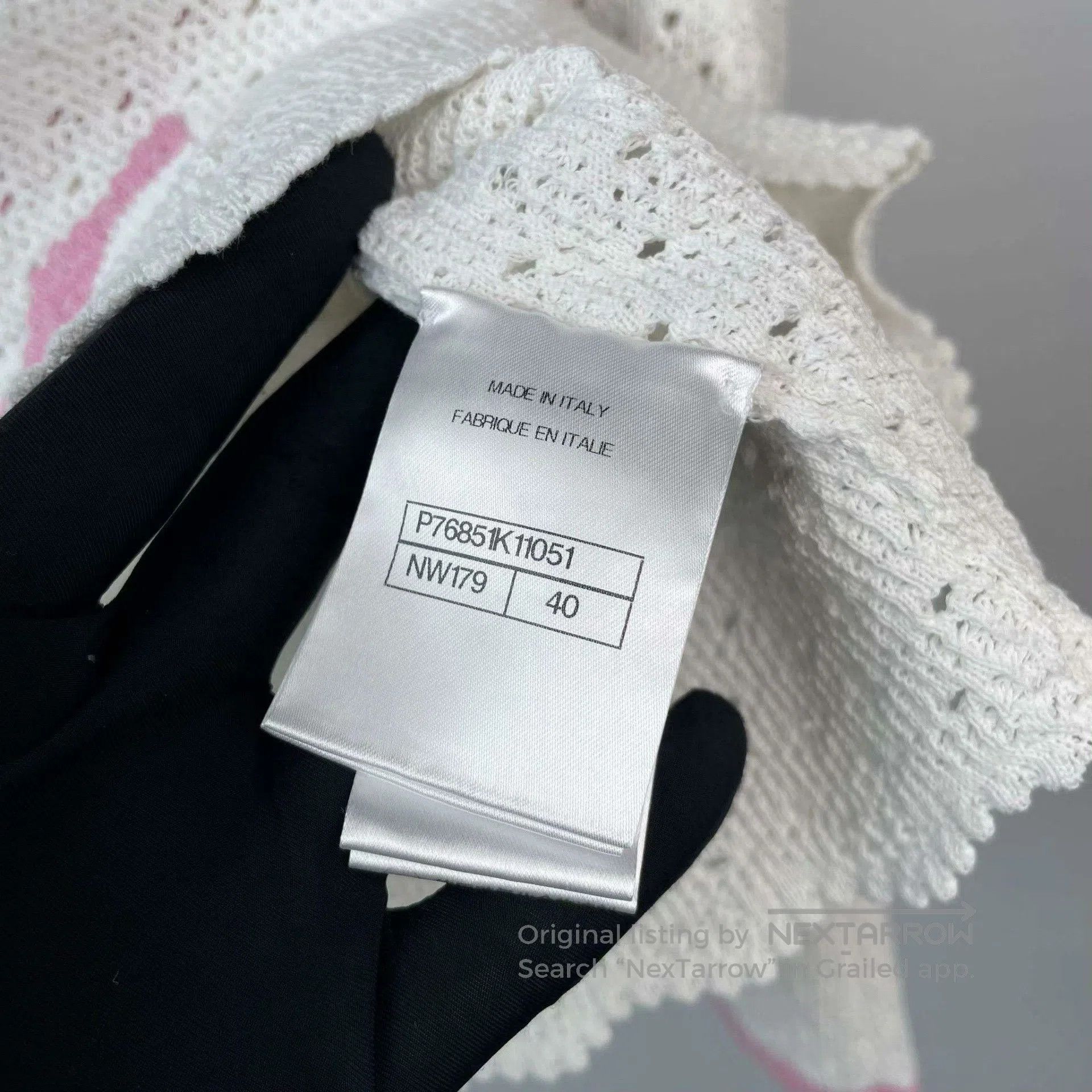Chanel Chanel 24P White Knit Two. Size 39" - 7 Thumbnail