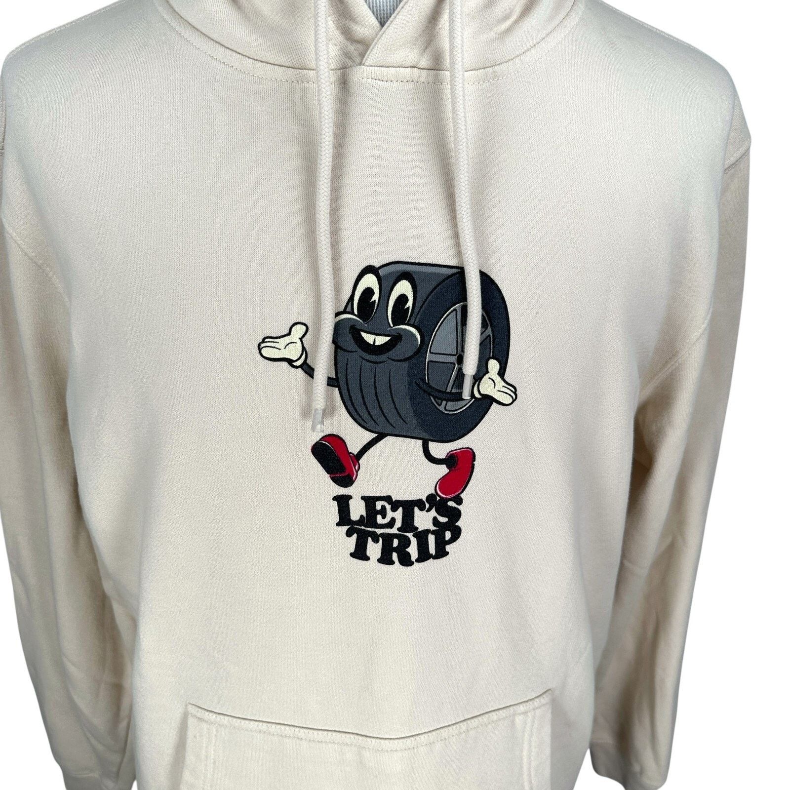 Other Sturniolo Triplets Let’s Trip Wheelie Hoodie Men L Cream Size US L / EU 52-54 / 3 - 2 Thumbnail