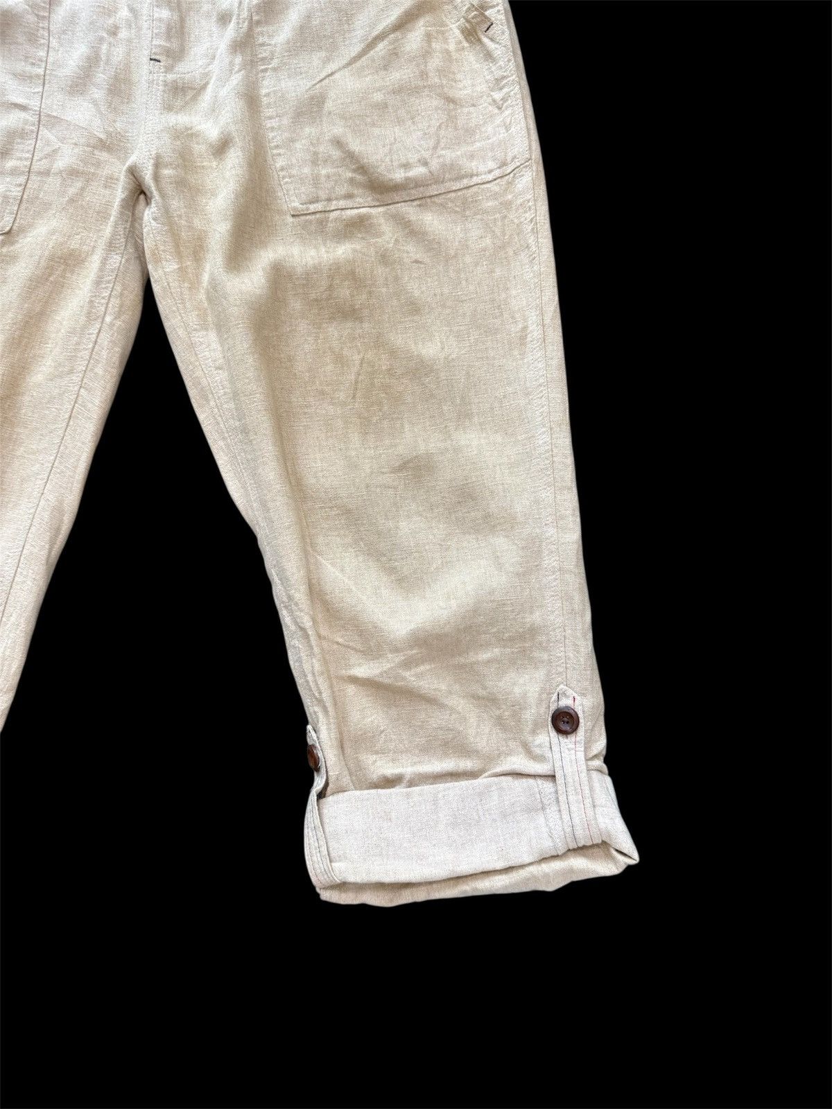Japanese Brand Japan Brand Vital Monsieur Nicole Vintage Hemp Pants Design Size US 33 - 2 Thumbnail