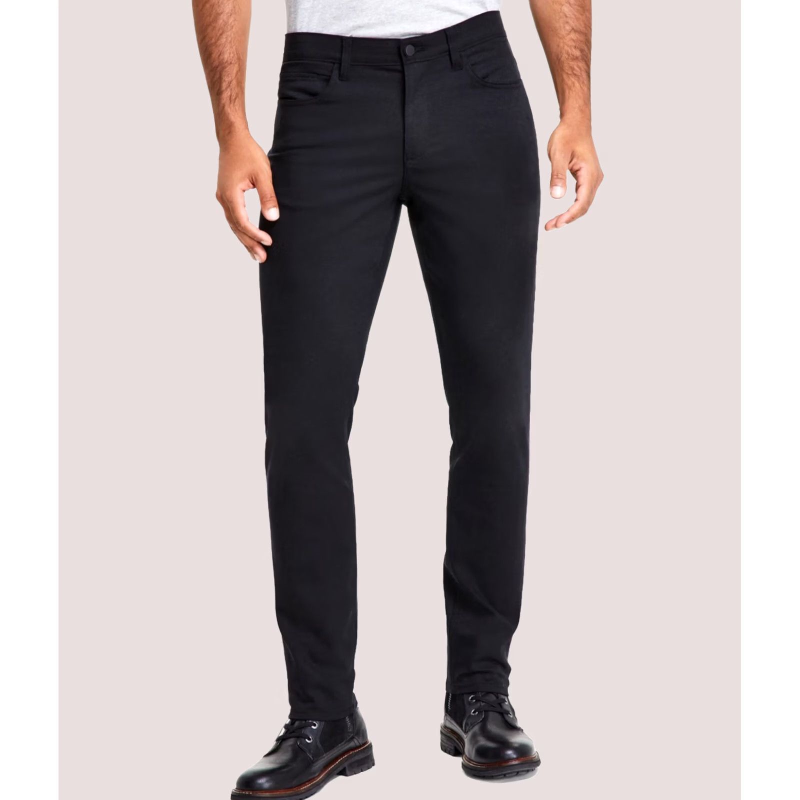 Calvin Klein Calvin Klein Mens Move 365 Performance Tapered Slim Casual Pants, charcoal, 32 Size US 32 / EU 48 - 1 Thumbnail