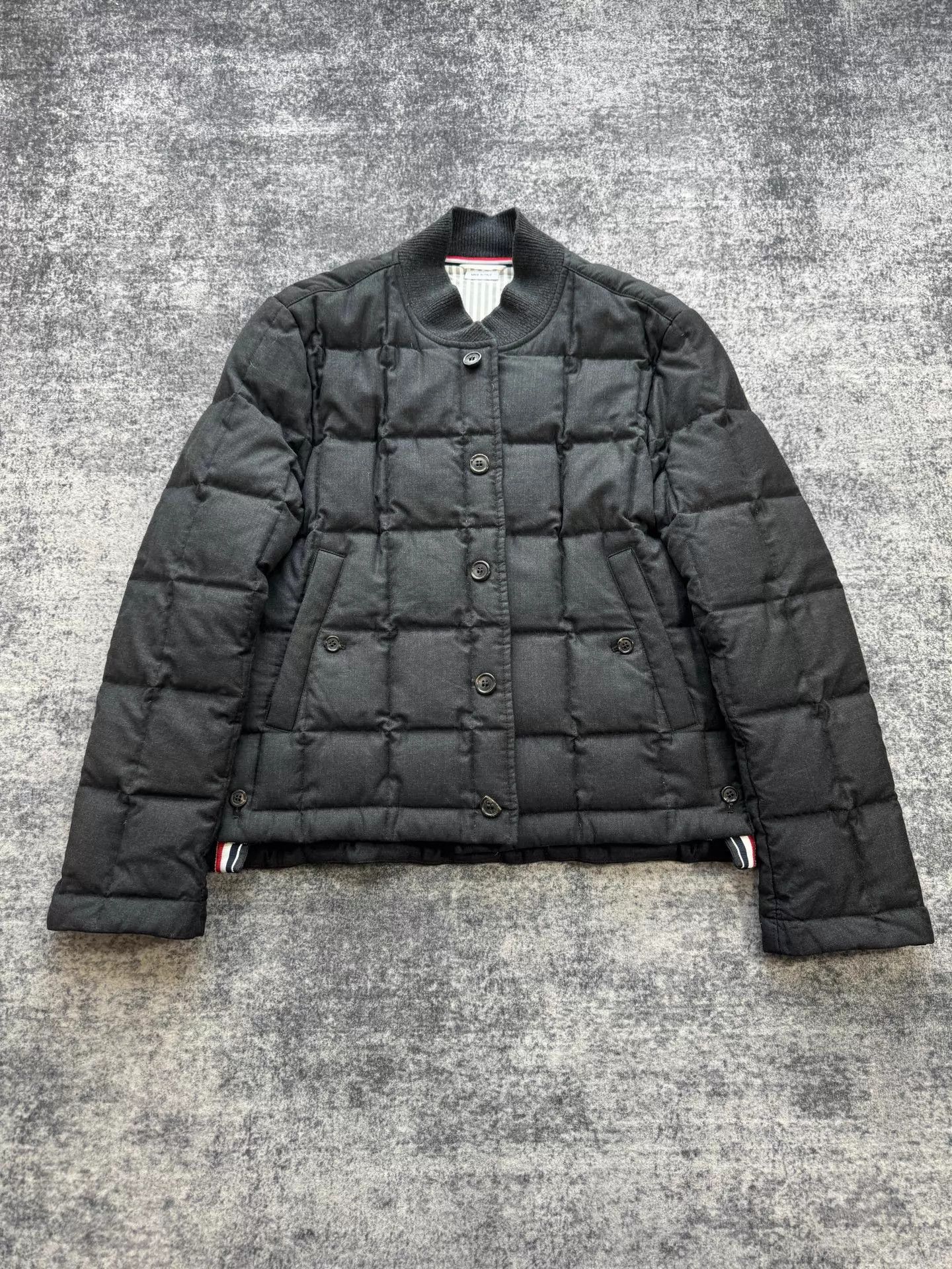 Thom Browne Thom Browne Wool Plaid Down Jacket Size 1 Size US S / EU 44-46 / 1 - 1 Thumbnail