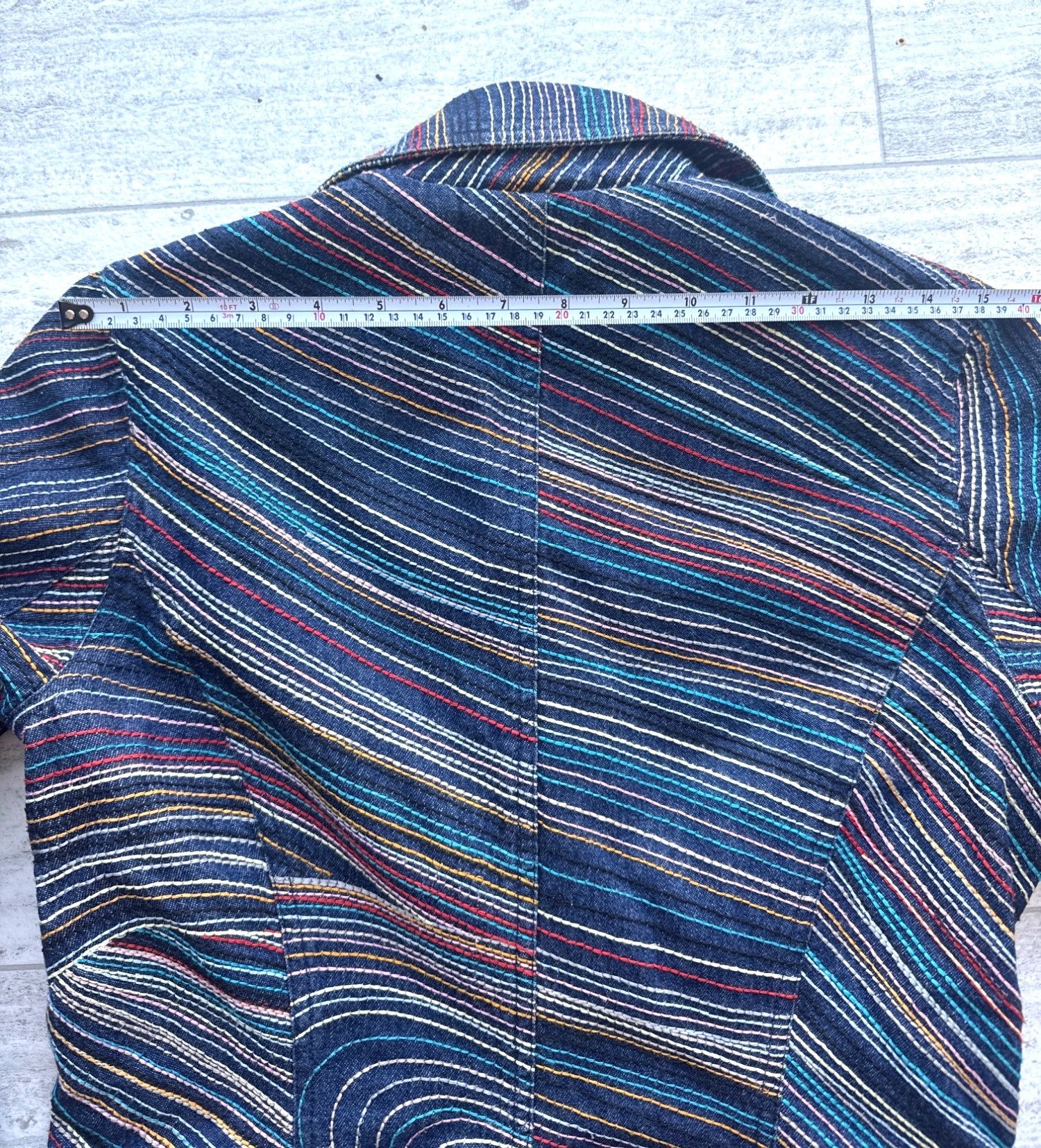Paul Smith Multicolor Striped Womens Blazer Jacket Paul Smith signature Size S / US 4 / IT 40 - 8 Thumbnail
