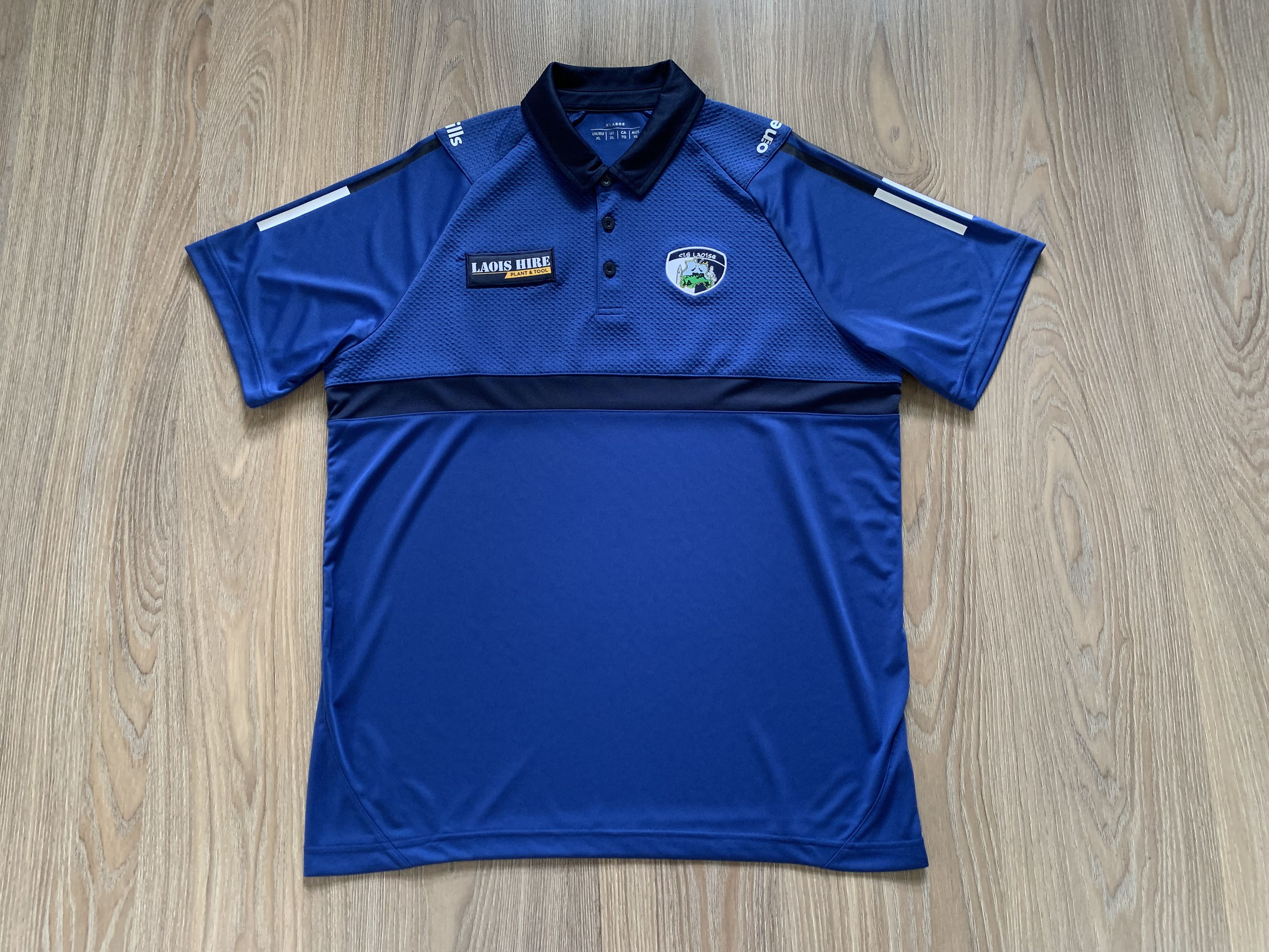 O'Neills Mens Rare Oneills Laois GAA Training Polo Jersey Size US XL / EU 56 / 4 - 2 Thumbnail
