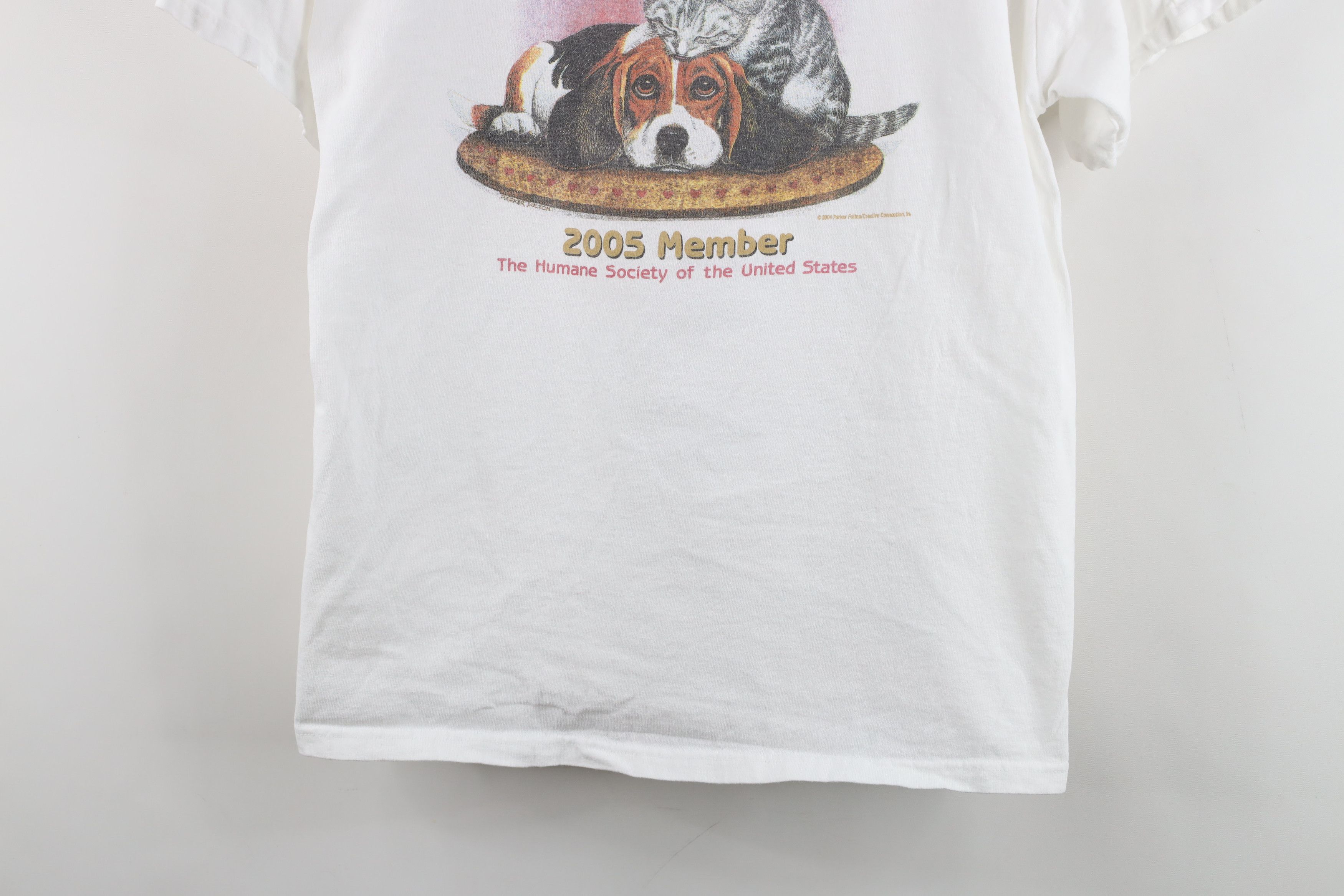Vintage Vintage Y2K 2005 The Humane Society Dog Kitten Pet T-Shirt Size L / US 10 / IT 46 - 3 Thumbnail