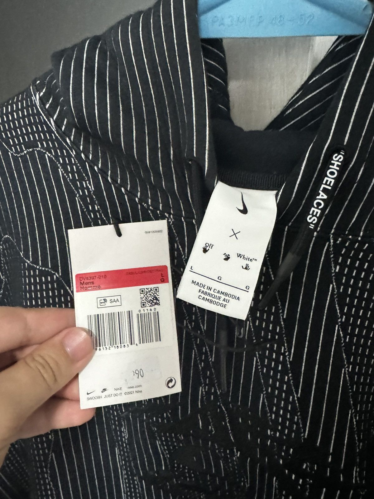 Nike × Off-White Nike Off-White hoodie Size US L / EU 52-54 / 3 - 3 Thumbnail