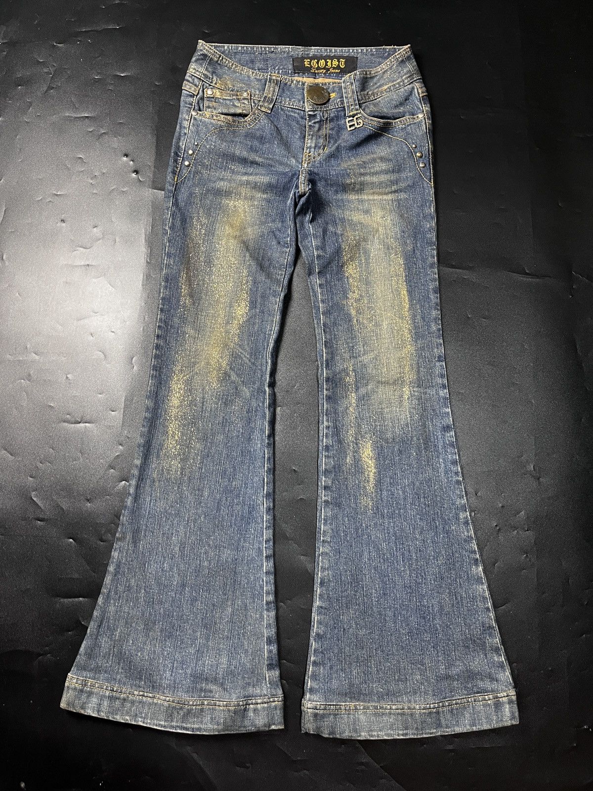 Other 1990s Egoist Big Flare Jeans Size US 28 / EU 44 - 3 Thumbnail