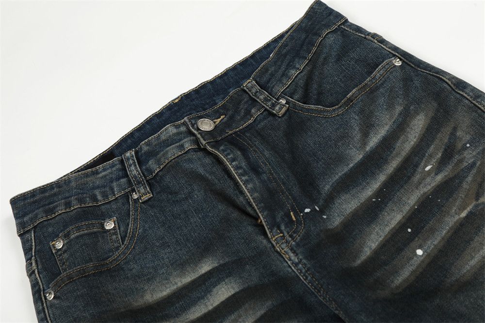 Vintage Men's retro casual flared dirty jeans y2k Size US 32 / EU 48 - 3 Thumbnail