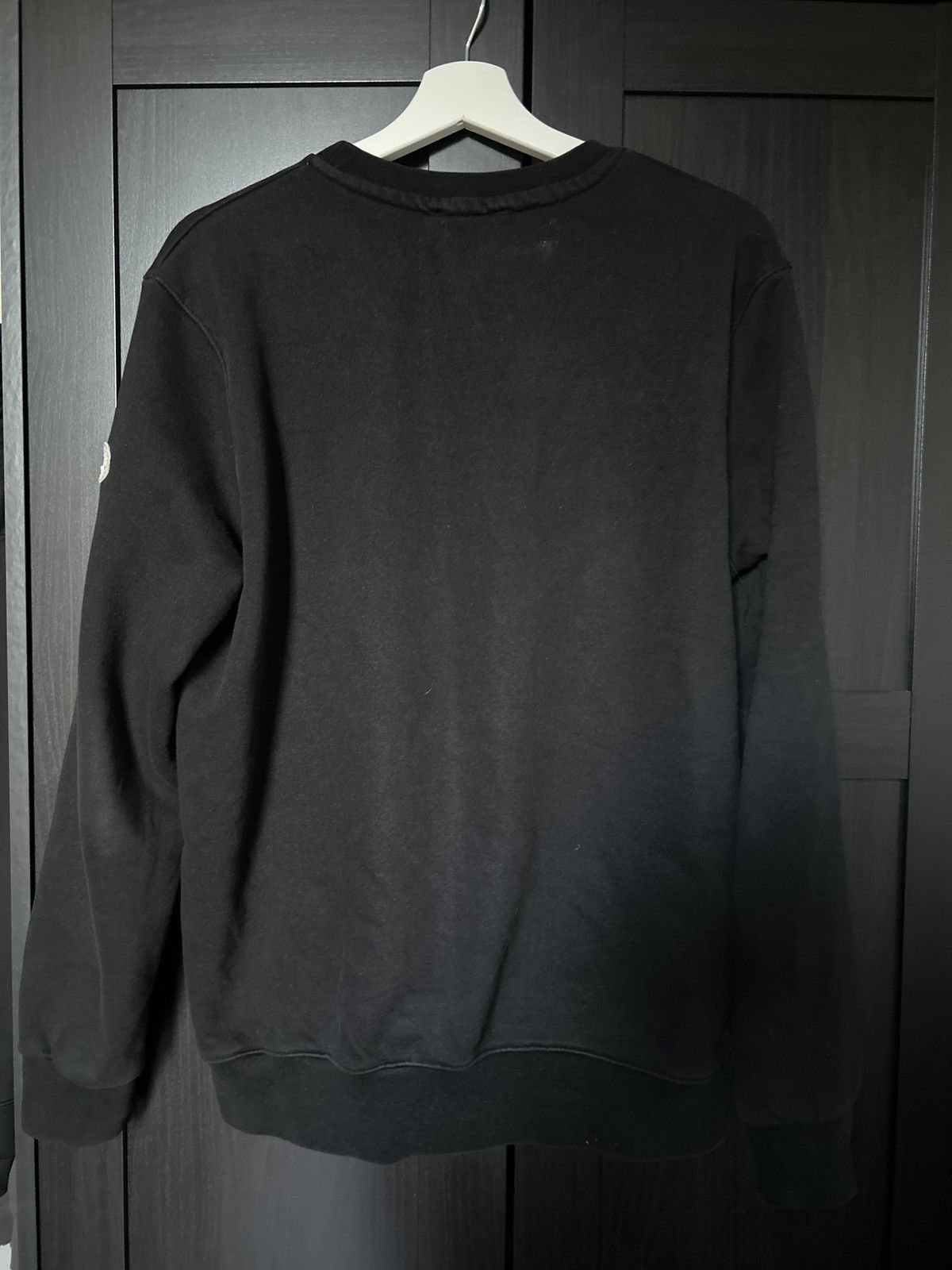 Moncler Moncler “Keep warm” black crewneck Size US XL / EU 56 / 4 - 2 Thumbnail