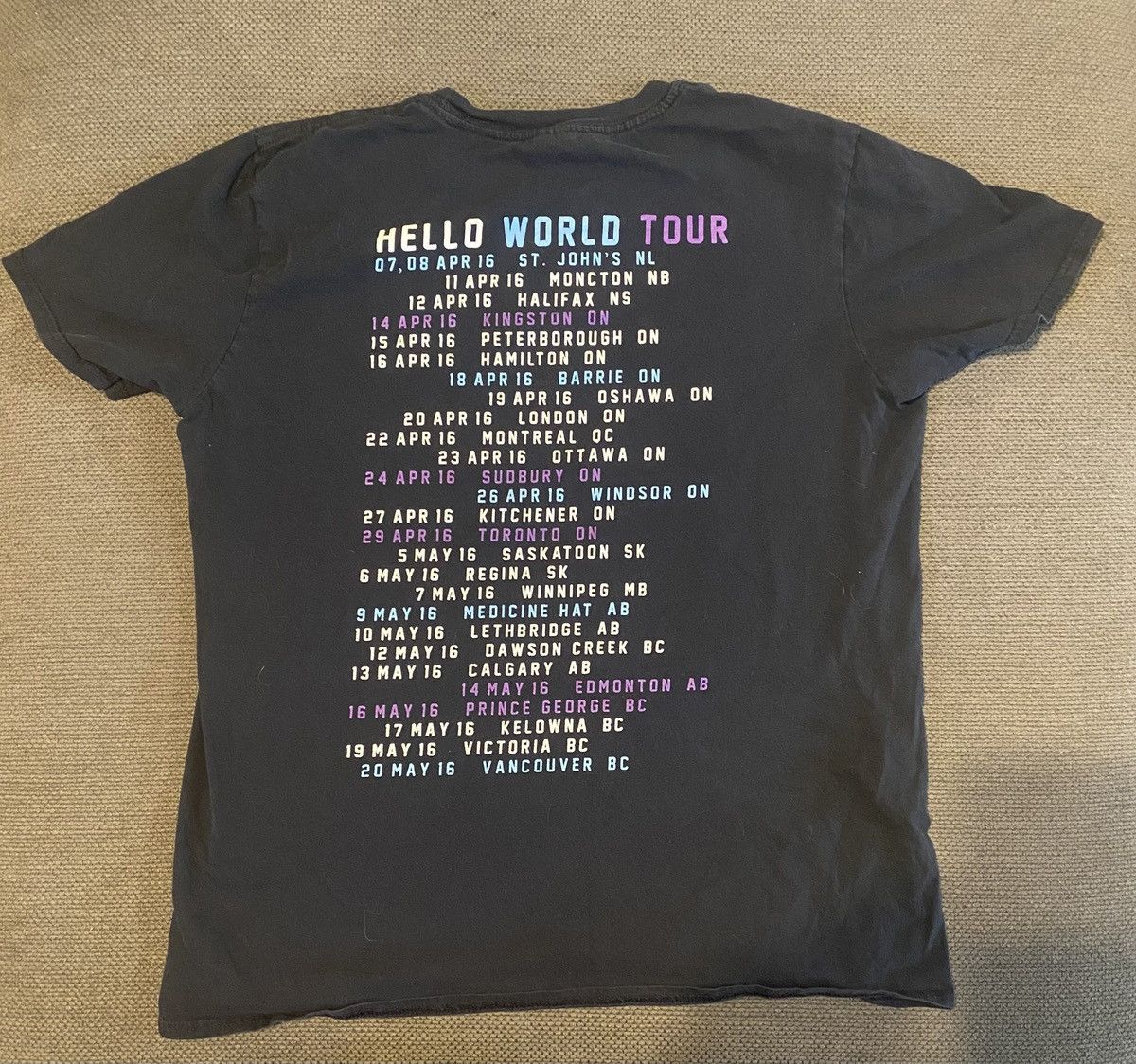 Gildan Hedley world tour shirt Size L / US 10 / IT 46 - 3 Thumbnail