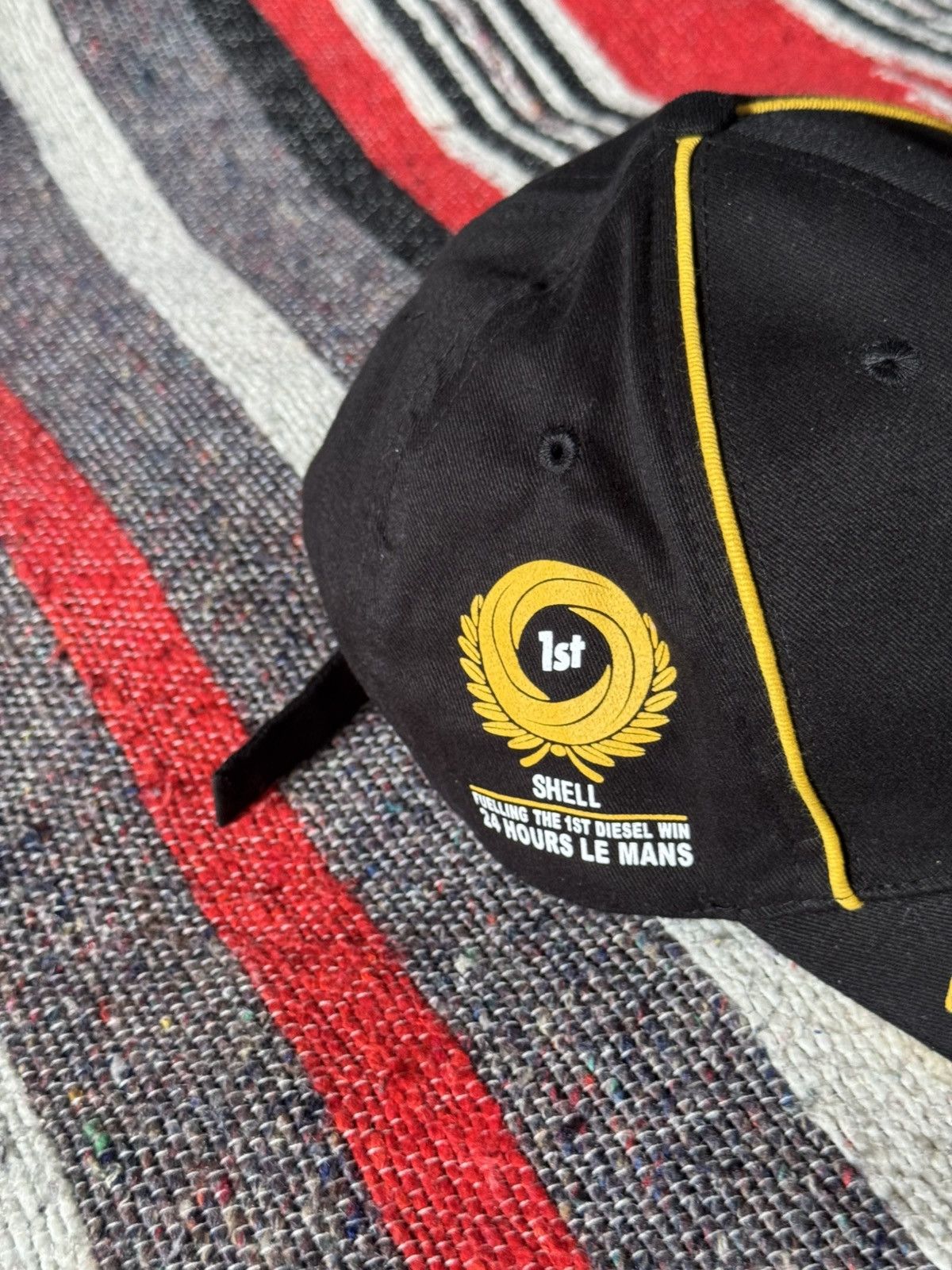 Audi Vintage 00’s Audi Shell V-Power Diesel Moto Racing y2k Hat Size ONE SIZE - 4 Thumbnail