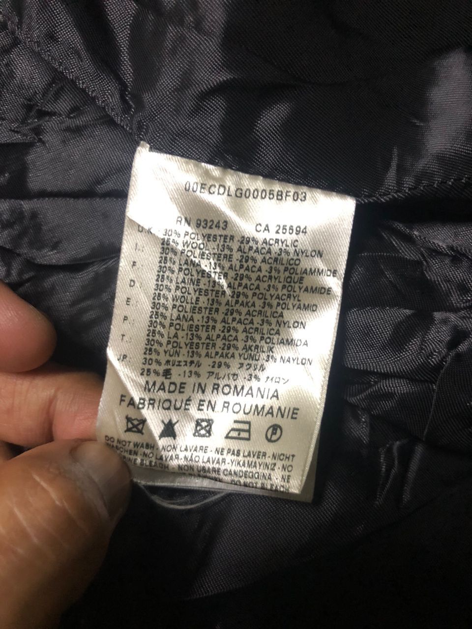 Diesel Diesel Checked Mohair Double Breasted Overcoat Size XS / US 0-2 / IT 36-38 - 14 Thumbnail