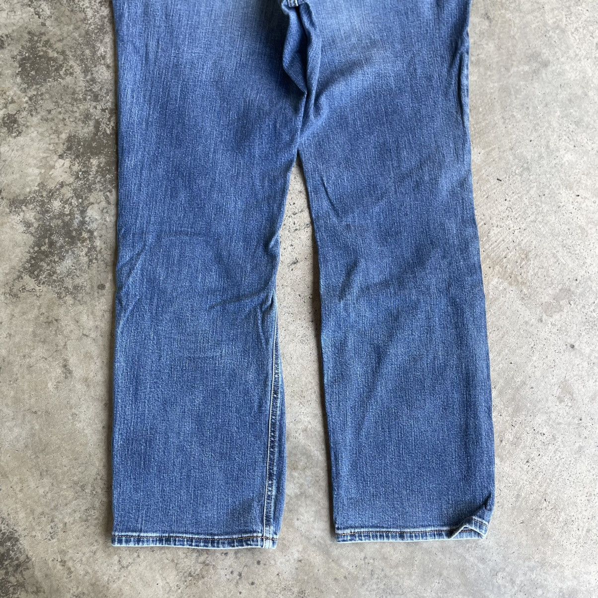 Wrangler 🔥Vintage Wrangler WM3904 Stoned Washed Distress Jeans Size US 35 - 6 Thumbnail