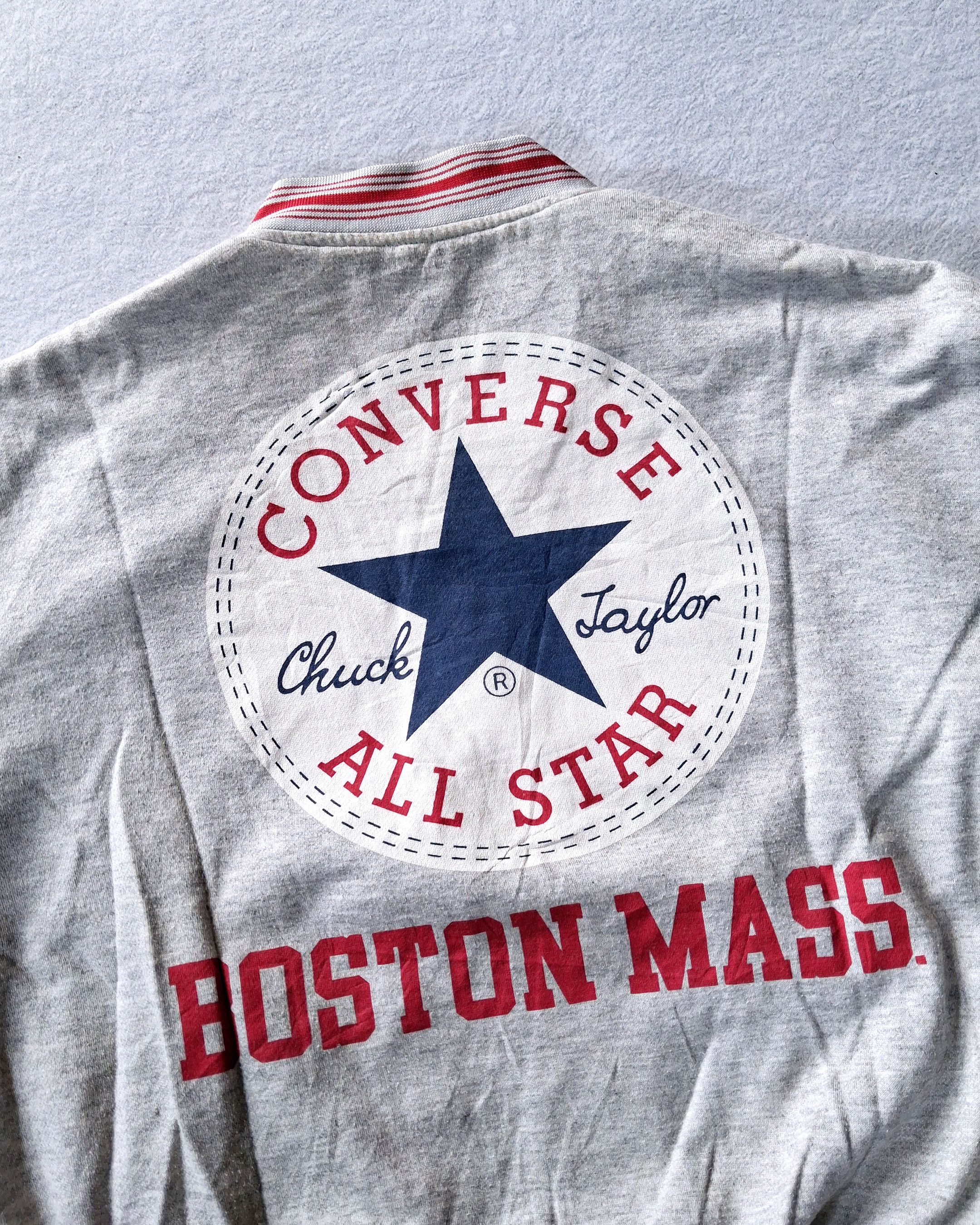 Converse CONVERSE NYLON SLEEVE VARSITY BUTTON JACKET REVERSIBLE Size US XL / EU 56 / 4 - 10 Thumbnail