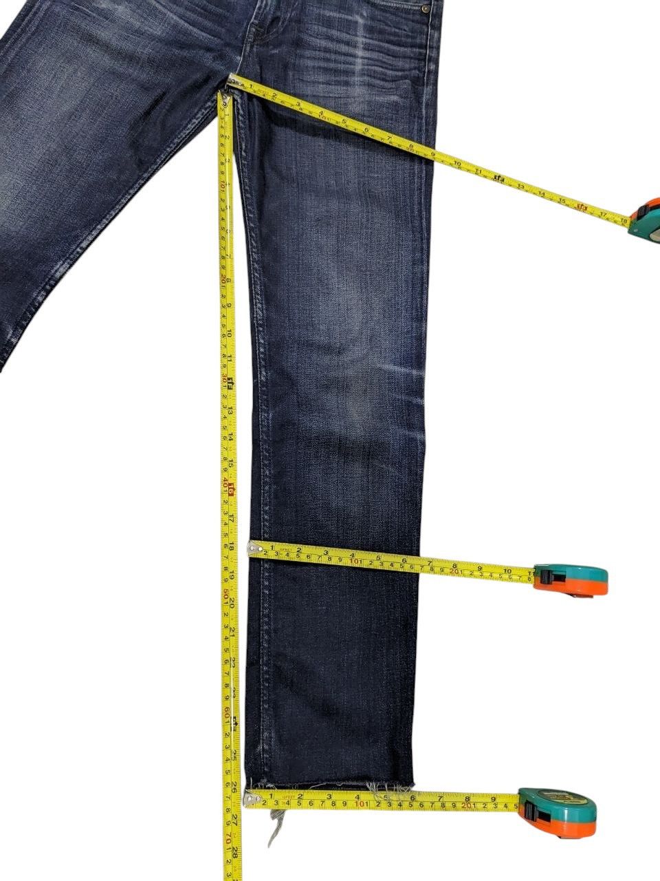 Acne Studios DARK WASH RAW FRAYED HEMLINES ACNE STUDIOS DISTRESSED JEANS Size US 28 / EU 44 - 10 Thumbnail