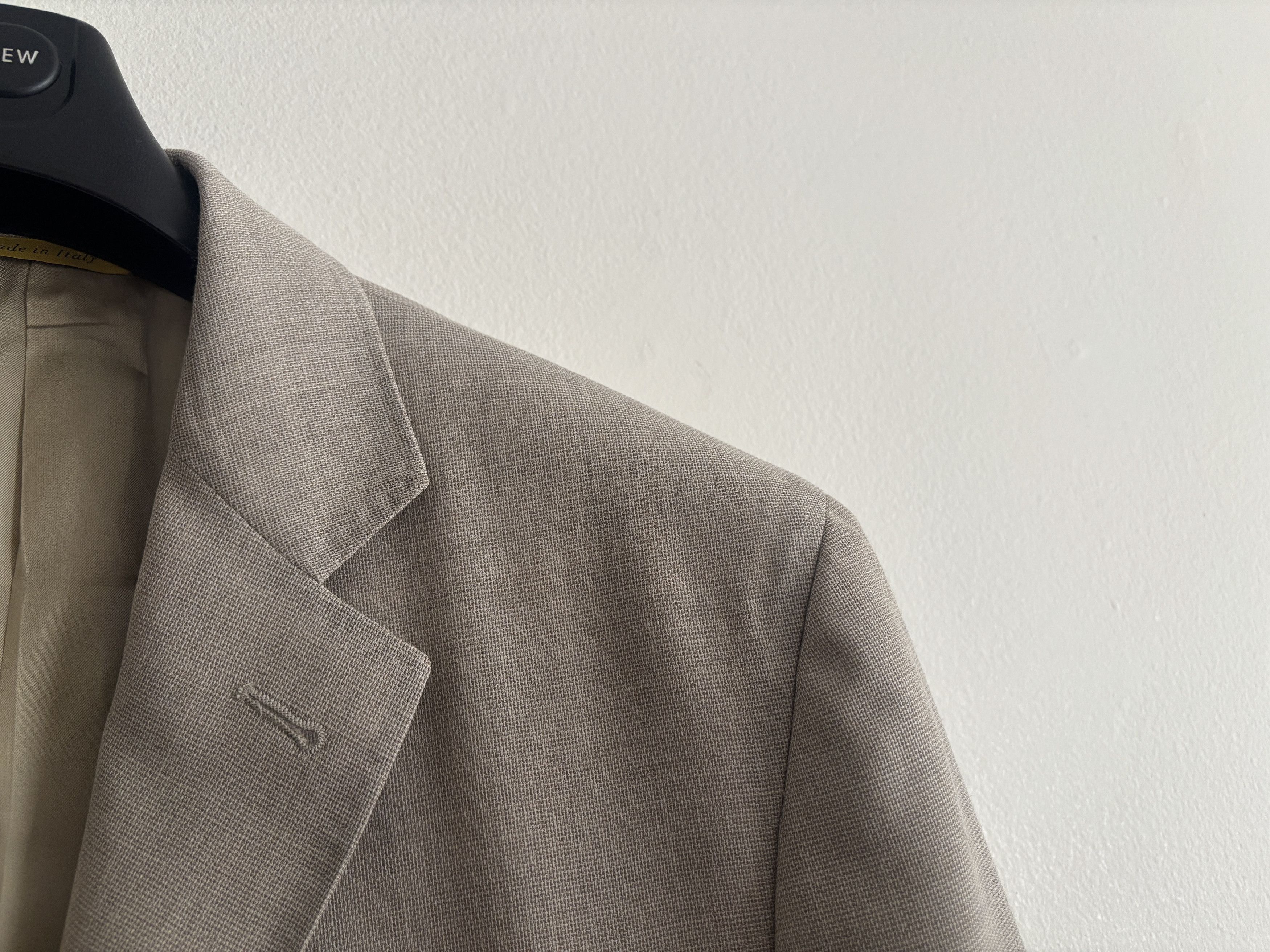 Canali $2200 Kei Unstructured Beige Sport Coat 44 -46 L Size 46L - 5 Thumbnail