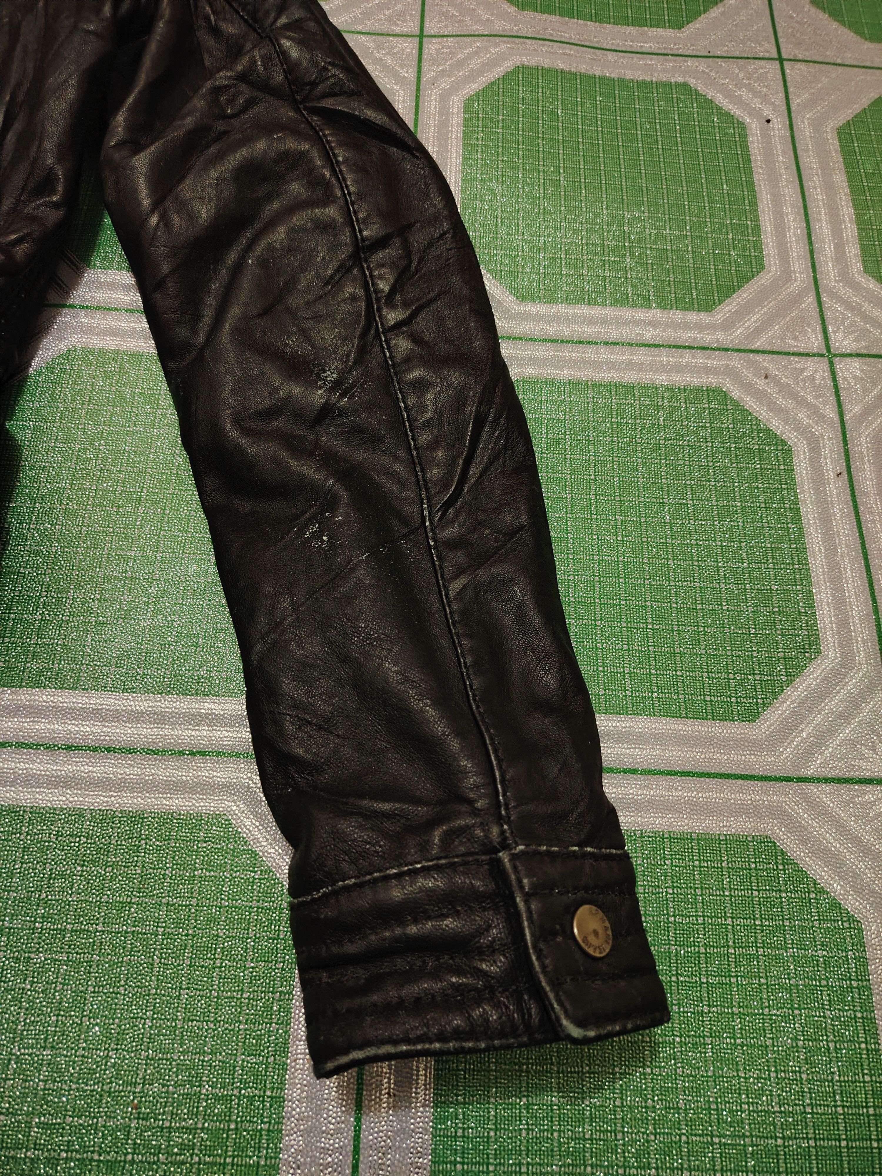 Armani Leather jacket Armani Jeans Size S / US 4 / IT 40 - 15 Thumbnail