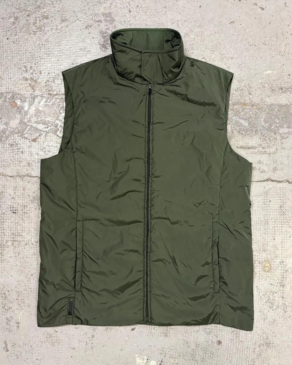 Prada SS2010 Prada Olive Nylon Sport Quilted Vest Size US M / EU 48-50 / 2 - 1 Thumbnail