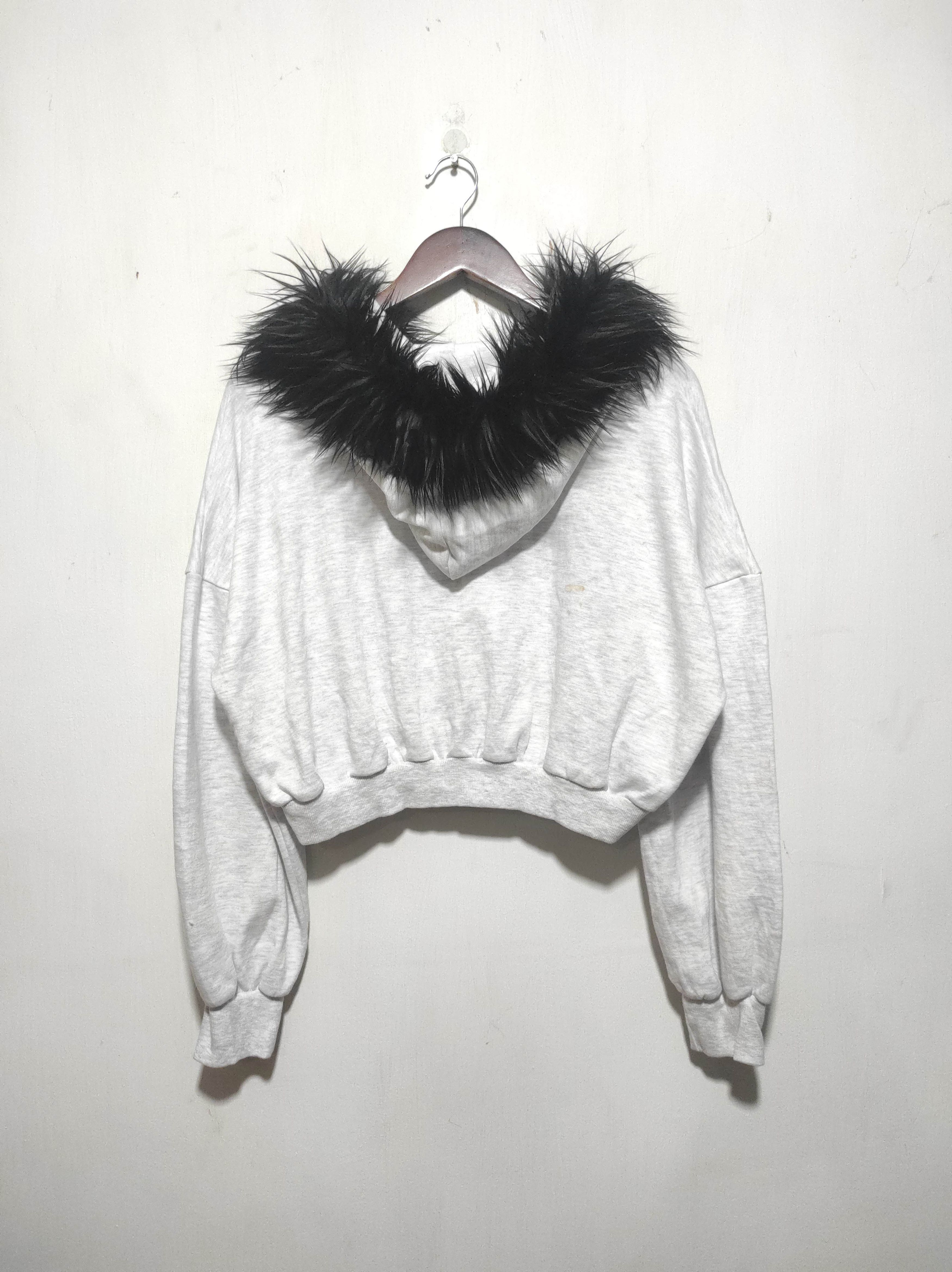 If Six Was Nine Connect Crop Double Zip Fur Hoodie if6was9 LGB style Size M / US 6-8 / IT 42-44 - 10 Thumbnail