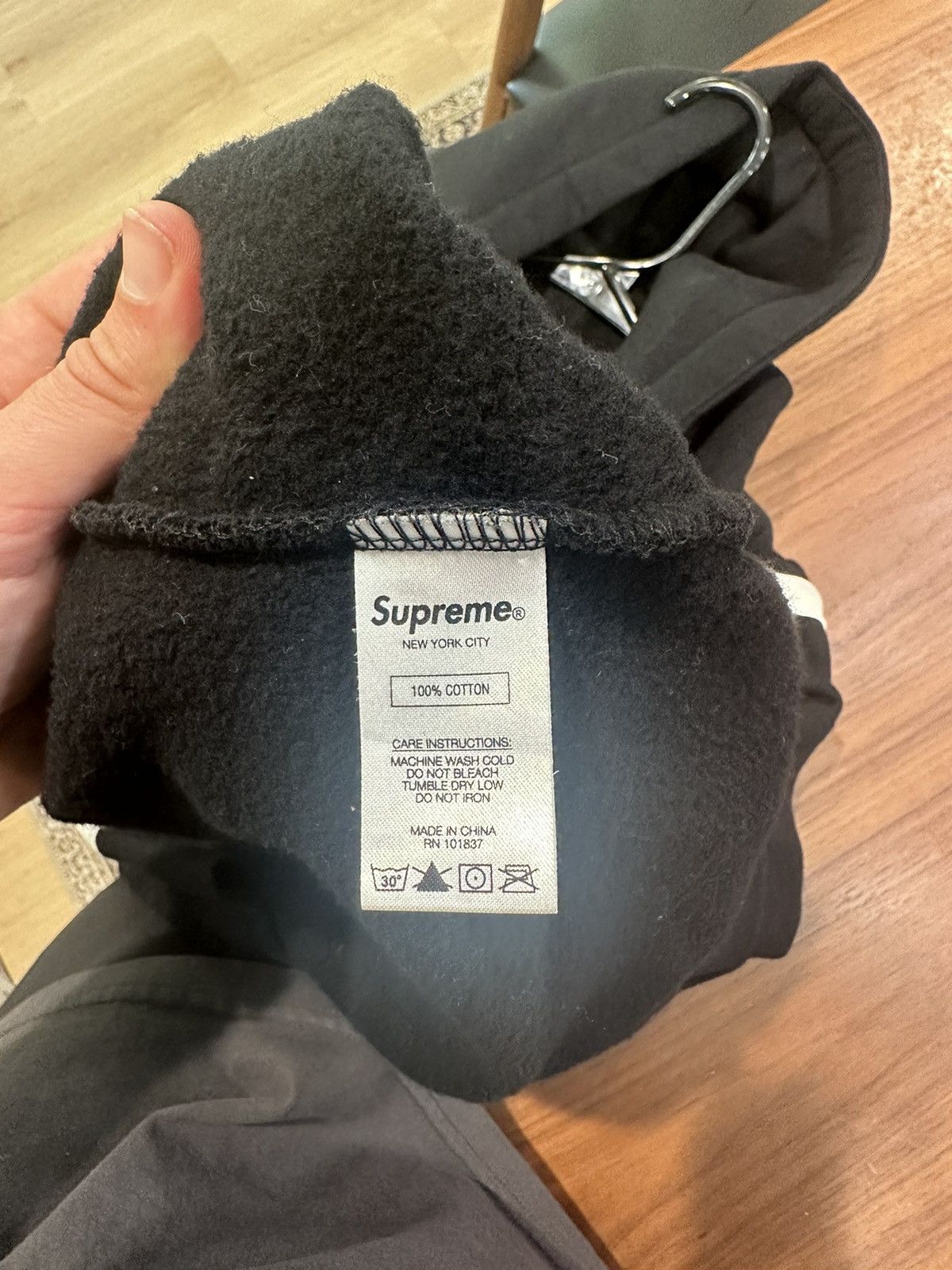 Supreme Supreme Diagonal Hooded Sweatshirt - Small Size US S / EU 44-46 / 1 - 7 Thumbnail