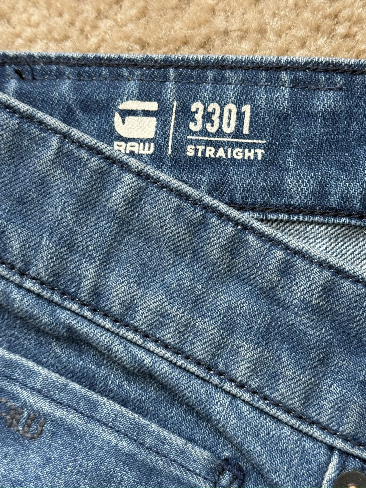 G-Star G-Star 3301 Straight Leg size 38 Size US 38 / EU 54 - 4 Thumbnail