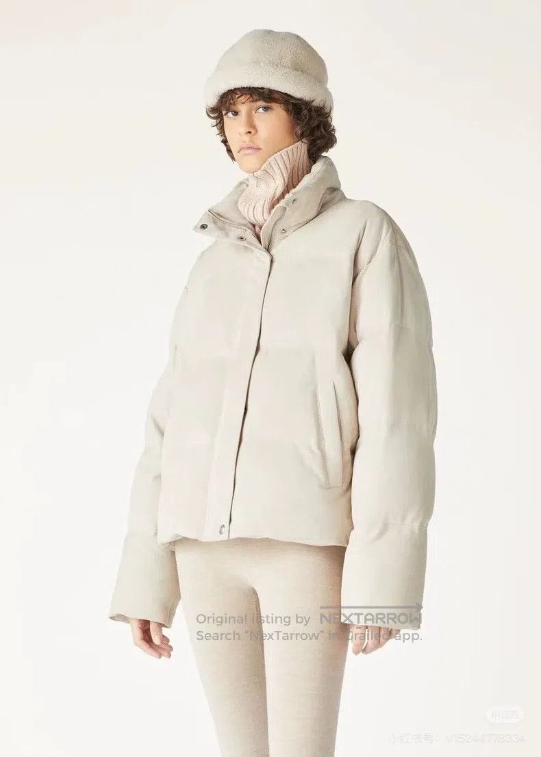Loro Piana Loro Piana Off-white Cashmere Down Jacket Size S / US 4 / IT 40 - 9 Thumbnail
