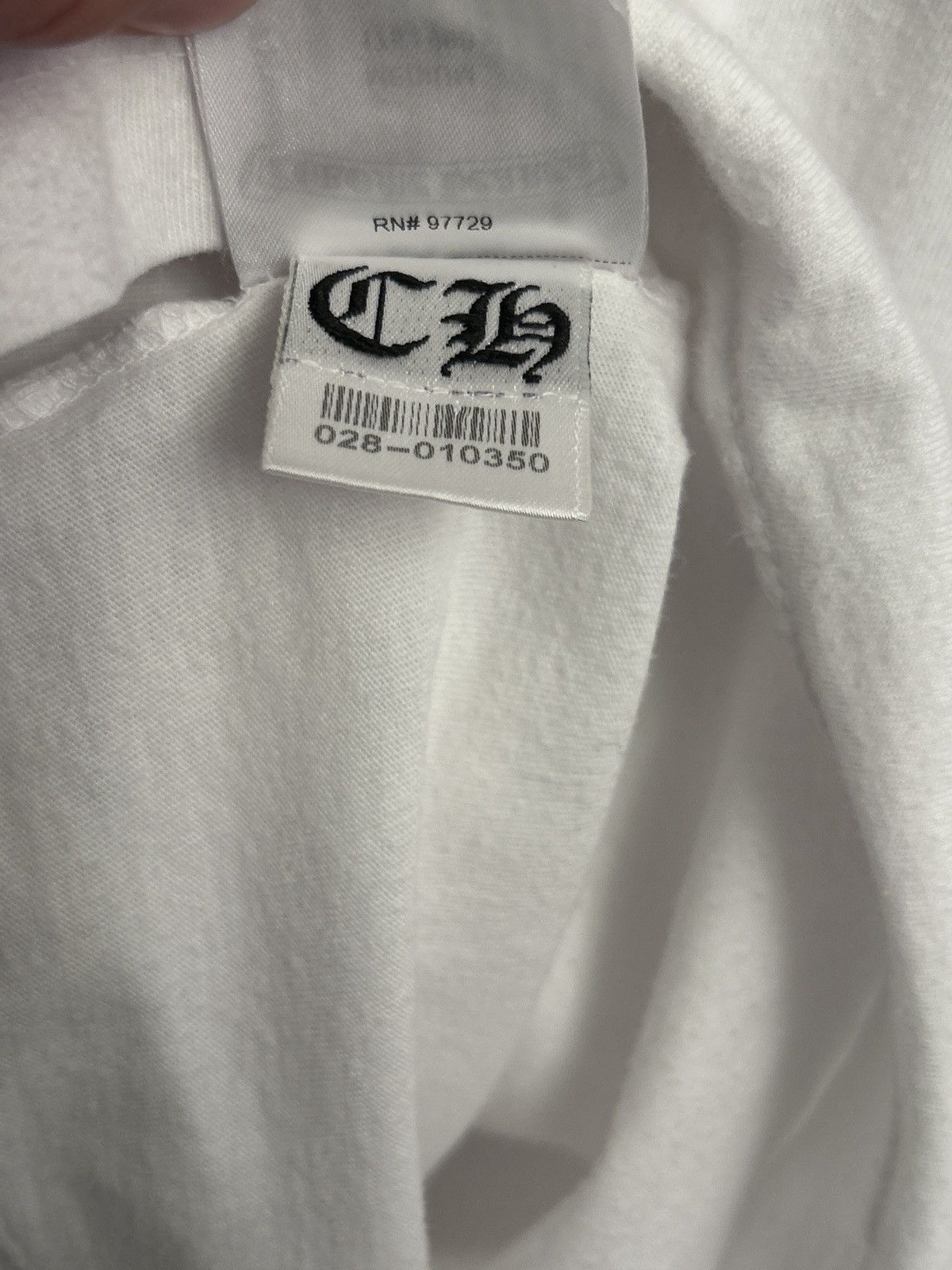 Chrome Hearts Chrome Hearts Multi Logo long sleeve white tee Size Medium Size US M / EU 48-50 / 2 - 10 Thumbnail