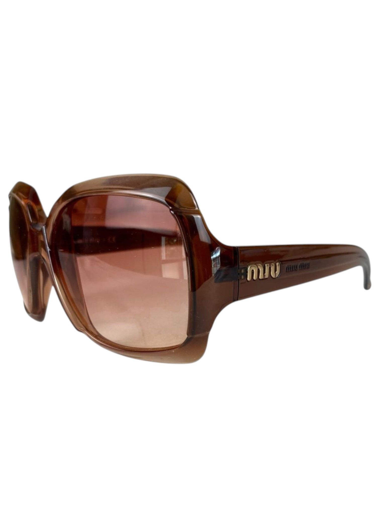 Miu Miu Miu Miu Glam SMU03I Oversized Square Sunglasses Size ONE SIZE - 1 Thumbnail