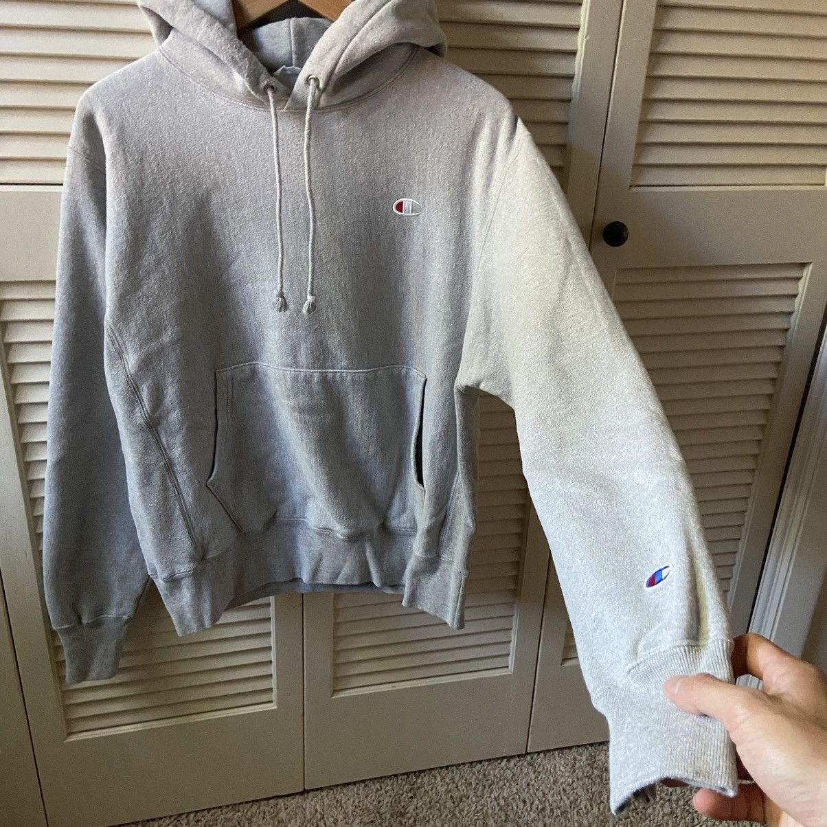 Champion Champion Premium Reverse Weave Grey Sweatshirt Hoodie Size US M / EU 48-50 / 2 - 4 Thumbnail