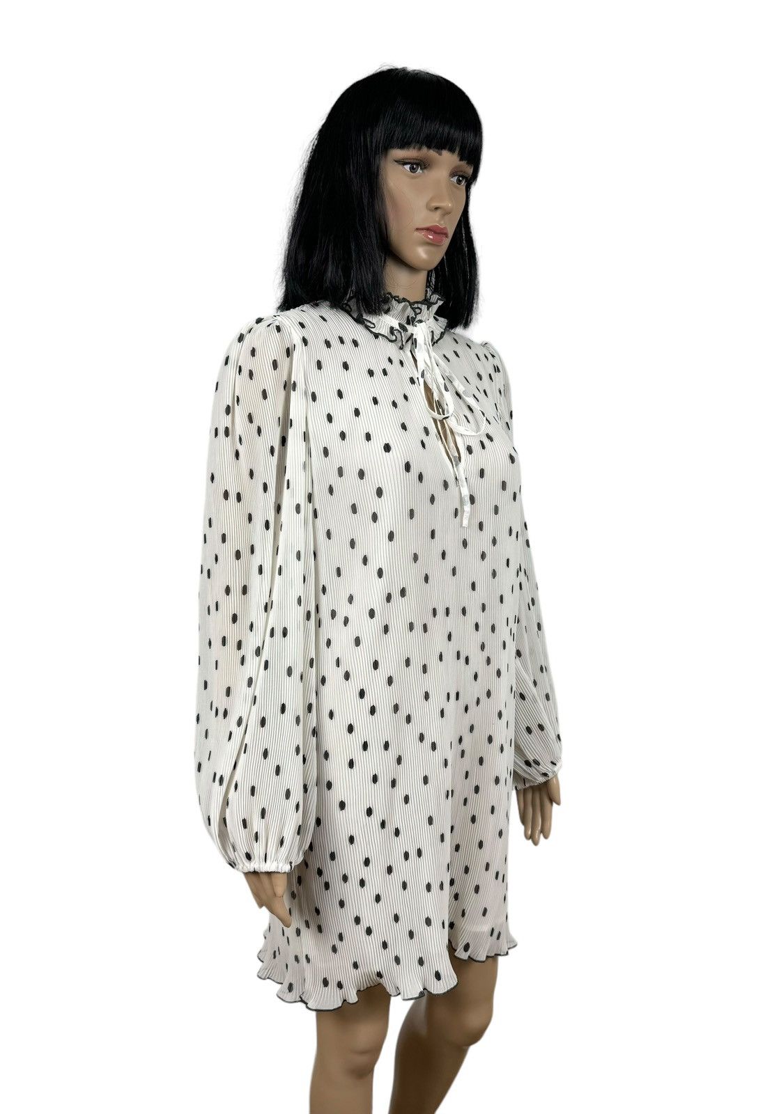 Ganni Ganni Polka Dot Shirt Dress Polyester size 36 Size XS / US 0-2 / IT 36-38 - 4 Thumbnail