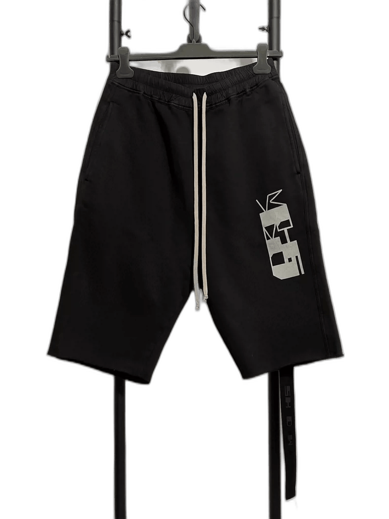 Rick Owens rick owens black shorts-2508 Size US 26 / EU 42 - 1 Thumbnail