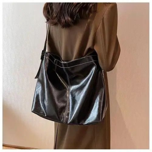 Japanese Brand × Leather Black pu leather shoulder bag Size ONE SIZE - 3 Thumbnail