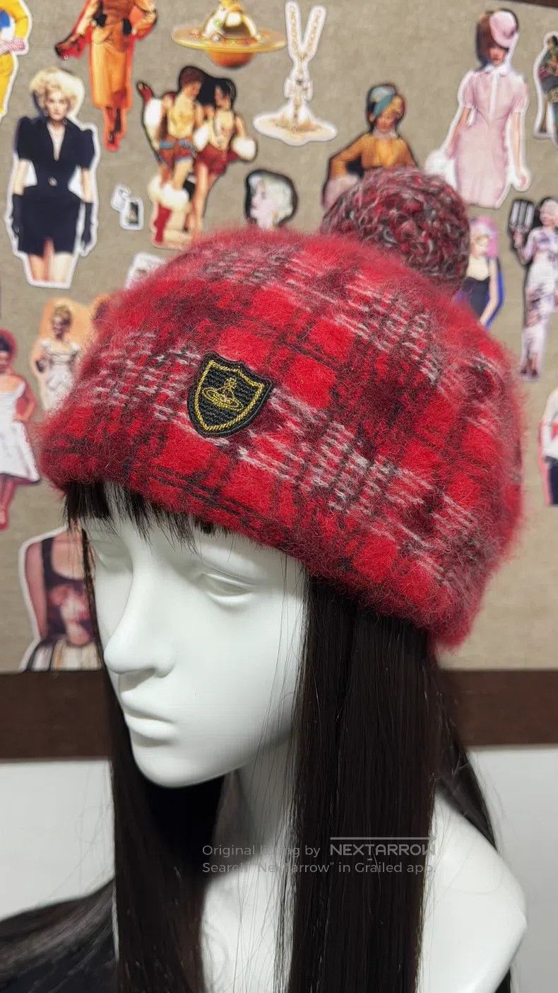Vivienne Westwood Vivienne Westwood Vintage Red Velvet Beret with Bells Size ONE SIZE - 3 Thumbnail