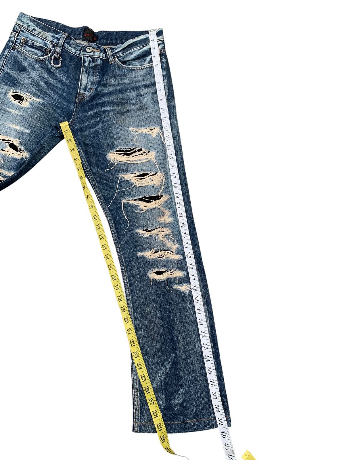 JACKROSE RARE💥FLARE JACKROSE TRASHER MUDWASH DISTRESSED DENIM Size US 32 / EU 48 - 18 Thumbnail