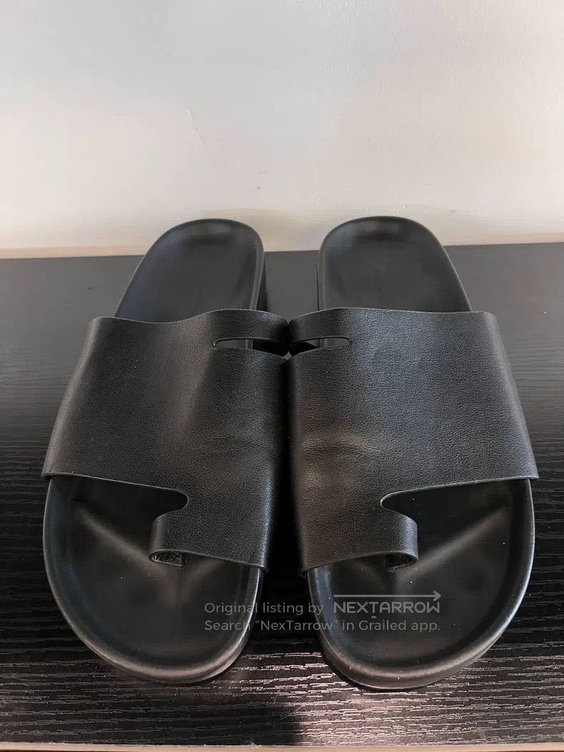 Rick Owens RICK OWENS Cowhide leather sole sandals, size 42 Size US 9 / EU 42 - 1 Thumbnail