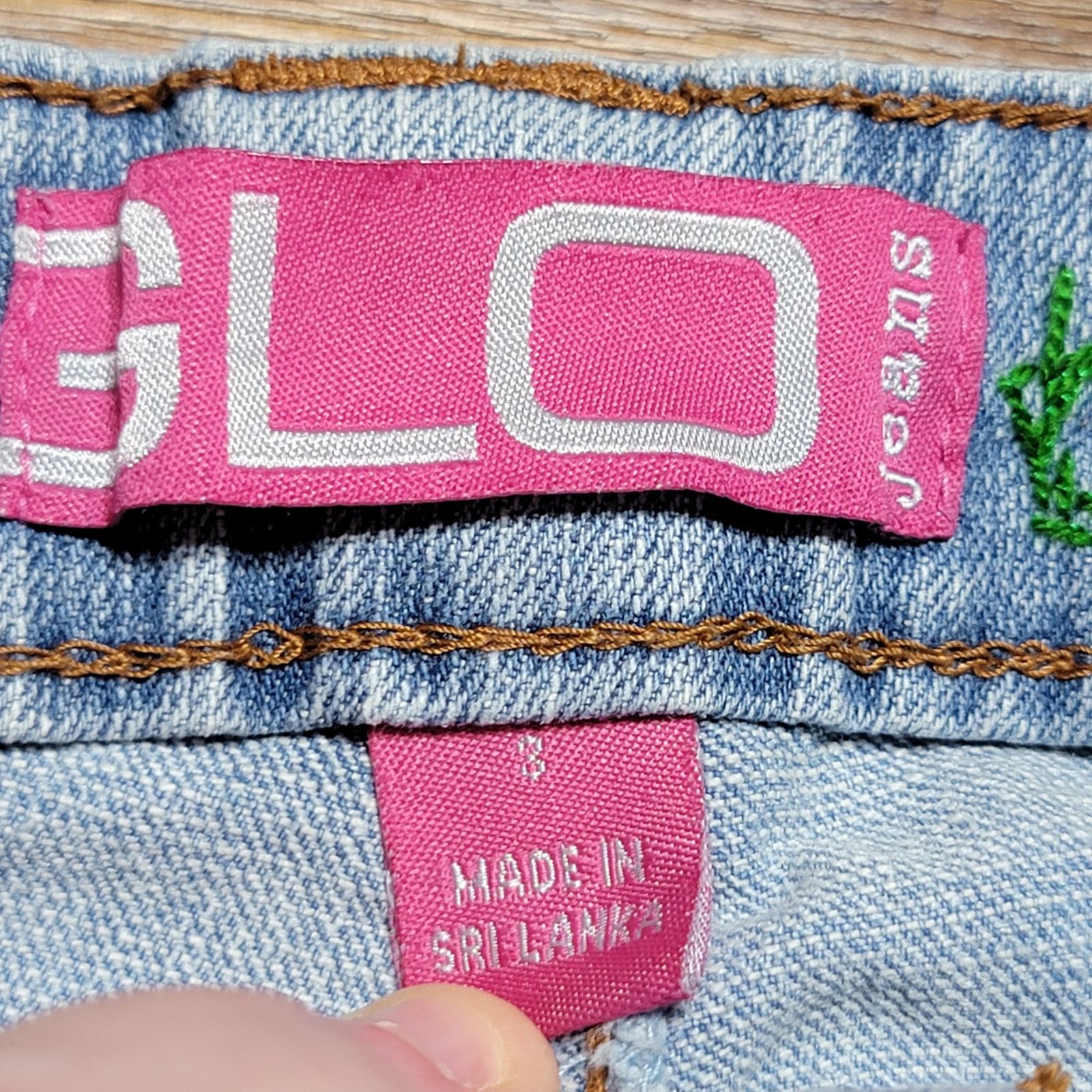 Other Glo Jeans Junior Denim Shorts w/ Embroidery - Size 3 Size 28" / US 6 / IT 42 - 7 Thumbnail
