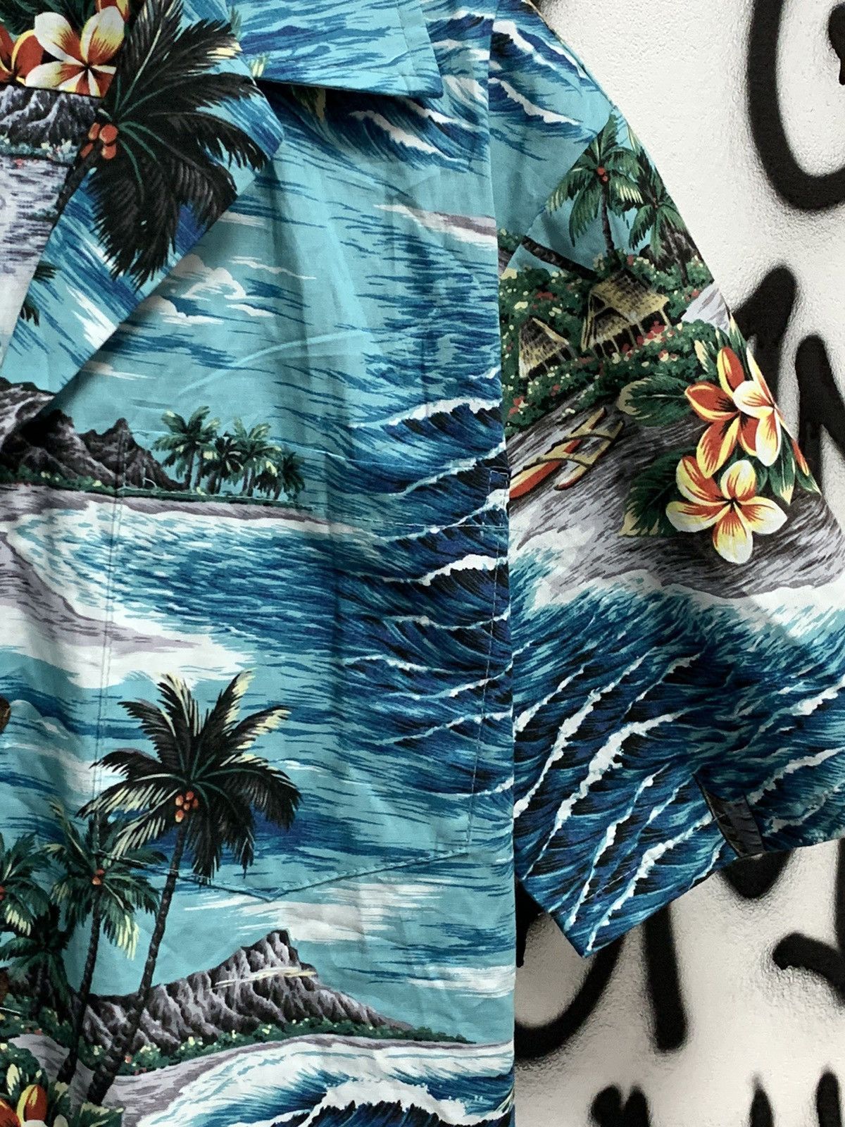 Other Vintage RJC MI USA Cotton Hawaiian Shirt short sleeve Size US S / EU 44-46 / 1 - 3 Thumbnail