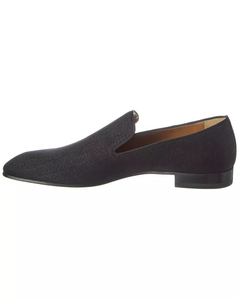 Christian Louboutin o1s1wg110924 Dandelion Flat Loafer in Black Size US 10 / EU 43 - 1 Thumbnail