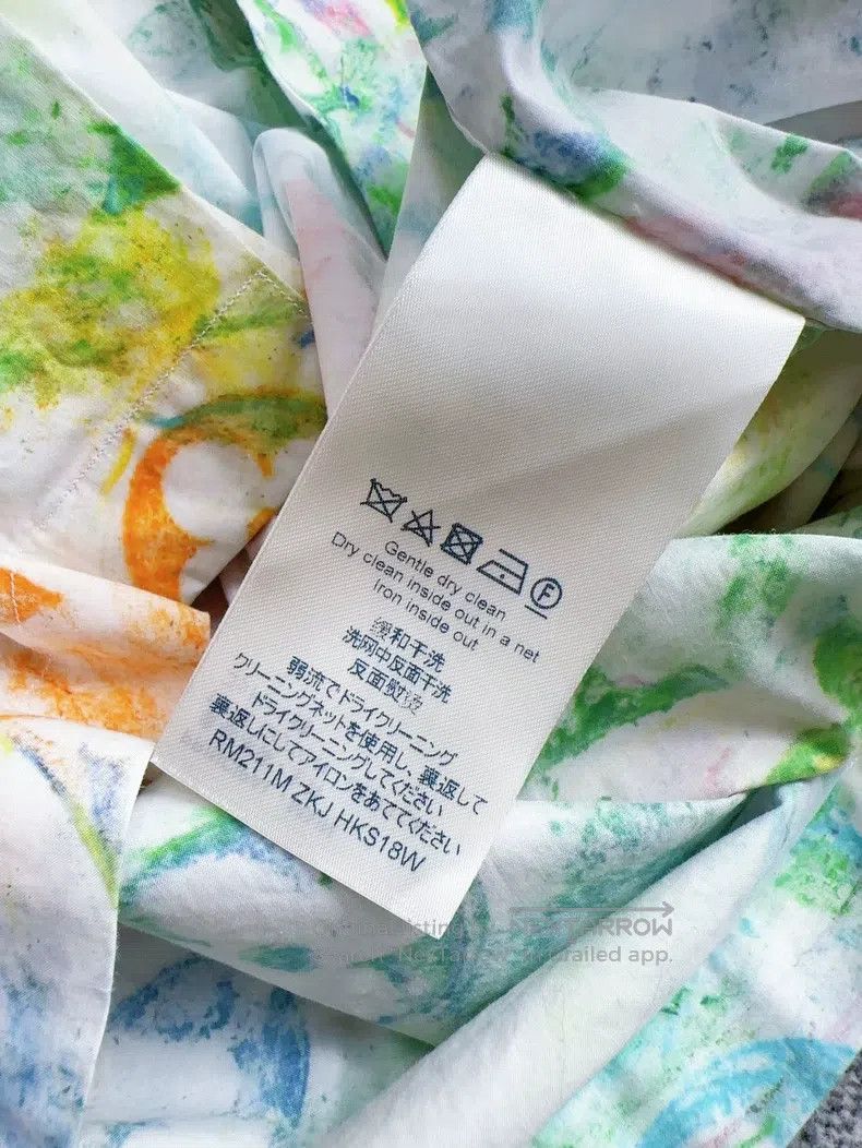 Louis Vuitton Louis Vuitton Colored Crayon Graffiti Full Print Short Sle Size US M / EU 48-50 / 2 - 6 Thumbnail