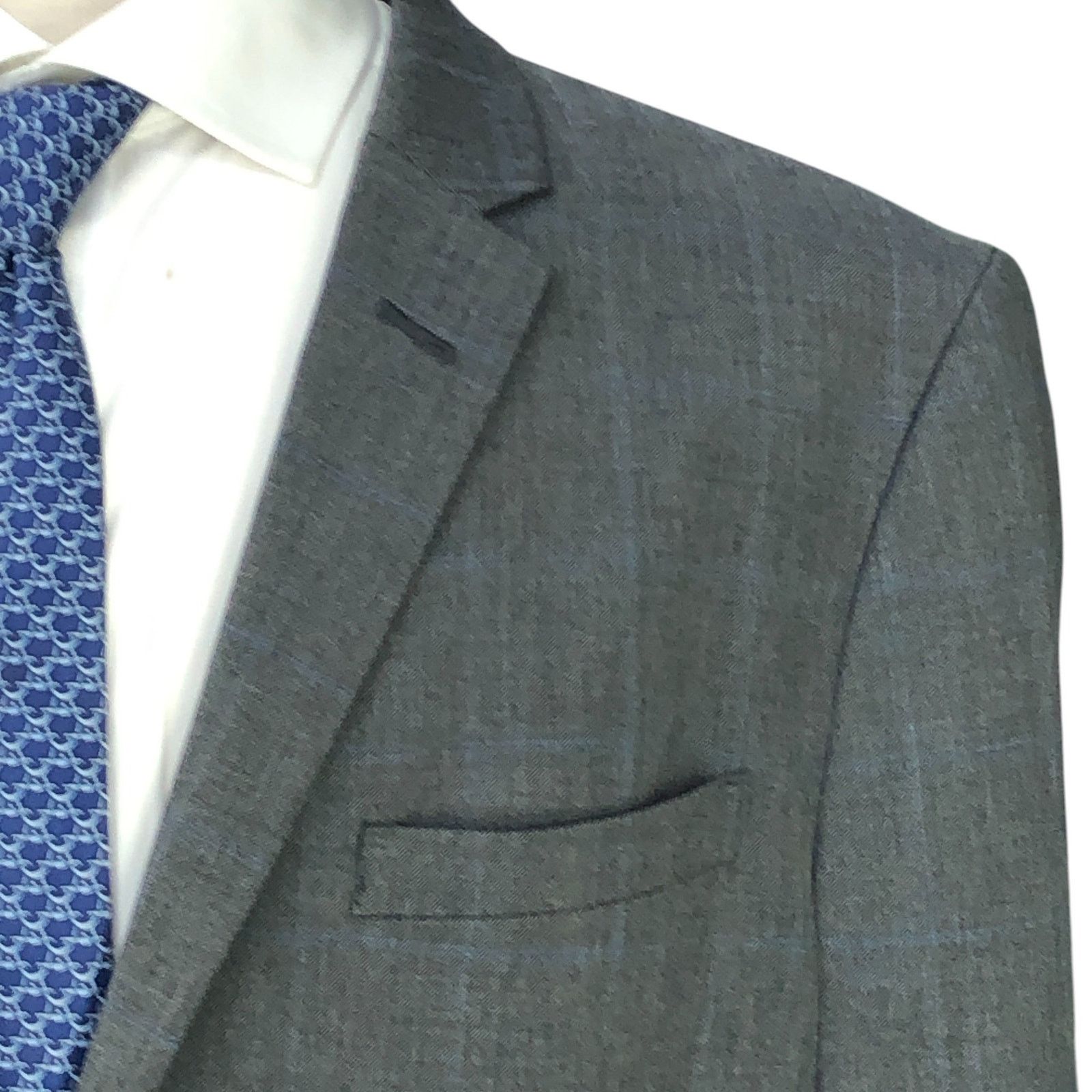 Ben Sherman Ben Sherman Sz 46R Sport Coat Jacket Blazer Burge Windowpane Size 46R - 4 Thumbnail