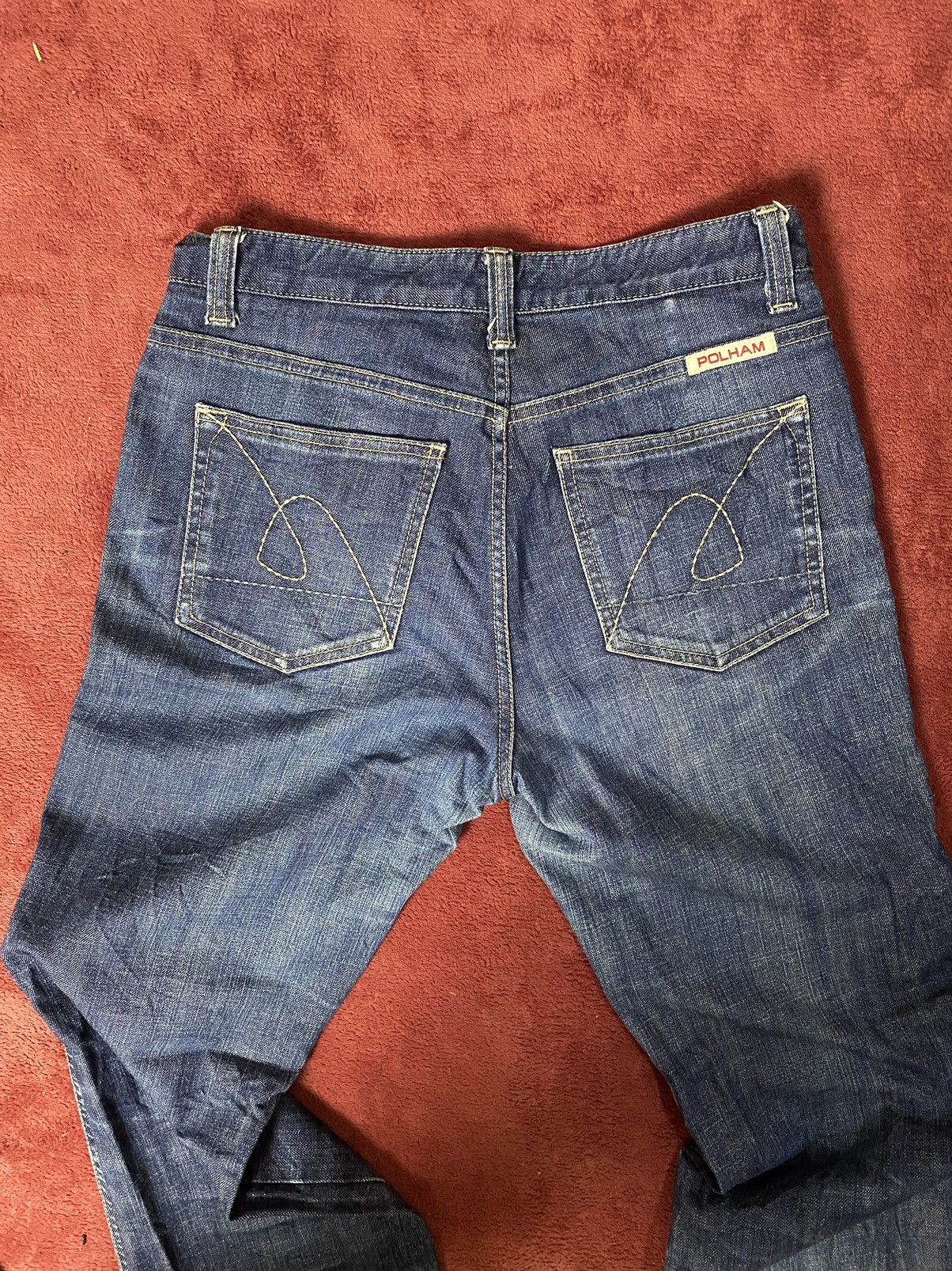 14th Addiction × Japanese Brand Vintage Polham jeans Size US 31 - 5 Thumbnail