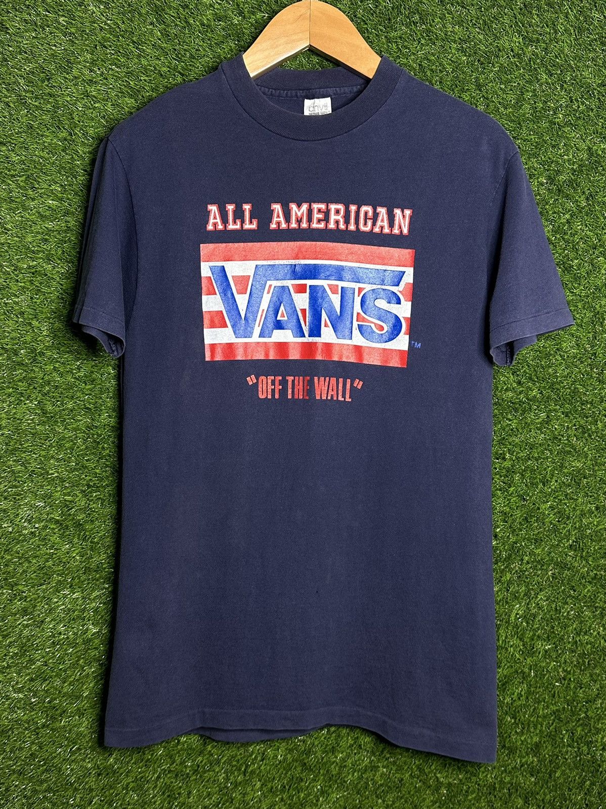 🚨Vintage All American Vans Off The Wall 80s Skate T-Shirt