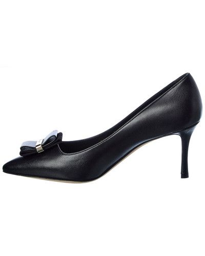 o1s1rm0724 Zeri New Leather Pumps in Black
