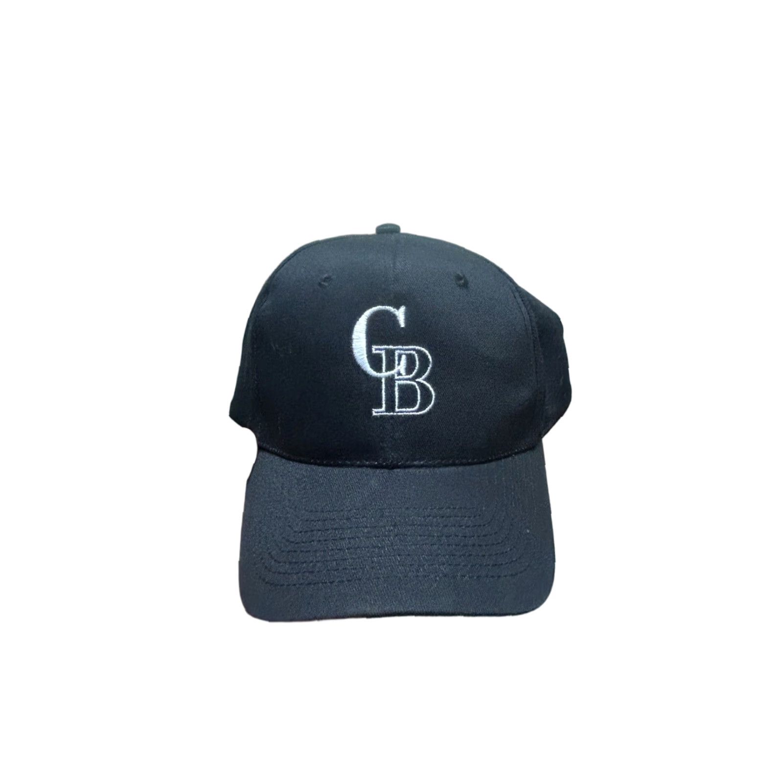 Logo 7 VINTAGE SnapBack Hat Clint Black CB Logo Country Music Adjustable Men Black Cap Hat Size ONE SIZE - 1 Thumbnail
