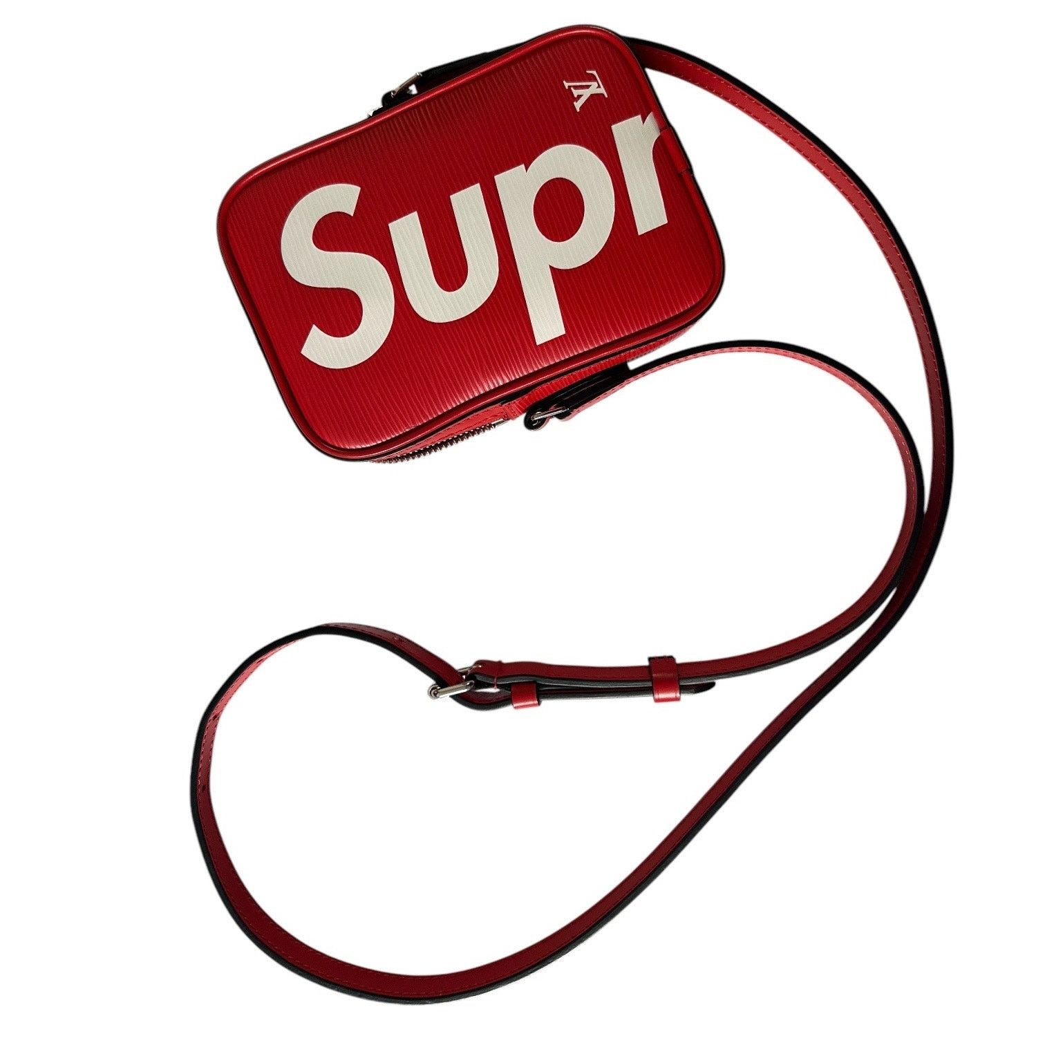 Louis Vuitton x Supreme Danube Epi Leather Ppm Red Crossbody Mini Bag, Women's