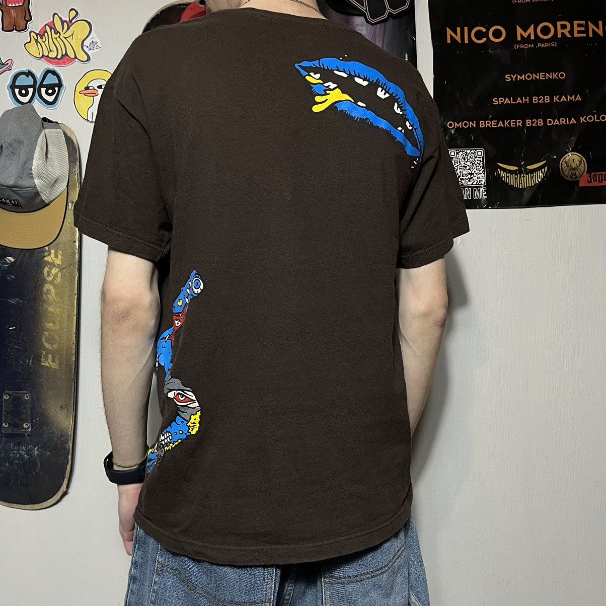Vintage × eS 📌 Vintage ES Skateboarding Y2K T-Shirt Size US M / EU 48-50 / 2 - 2 Thumbnail