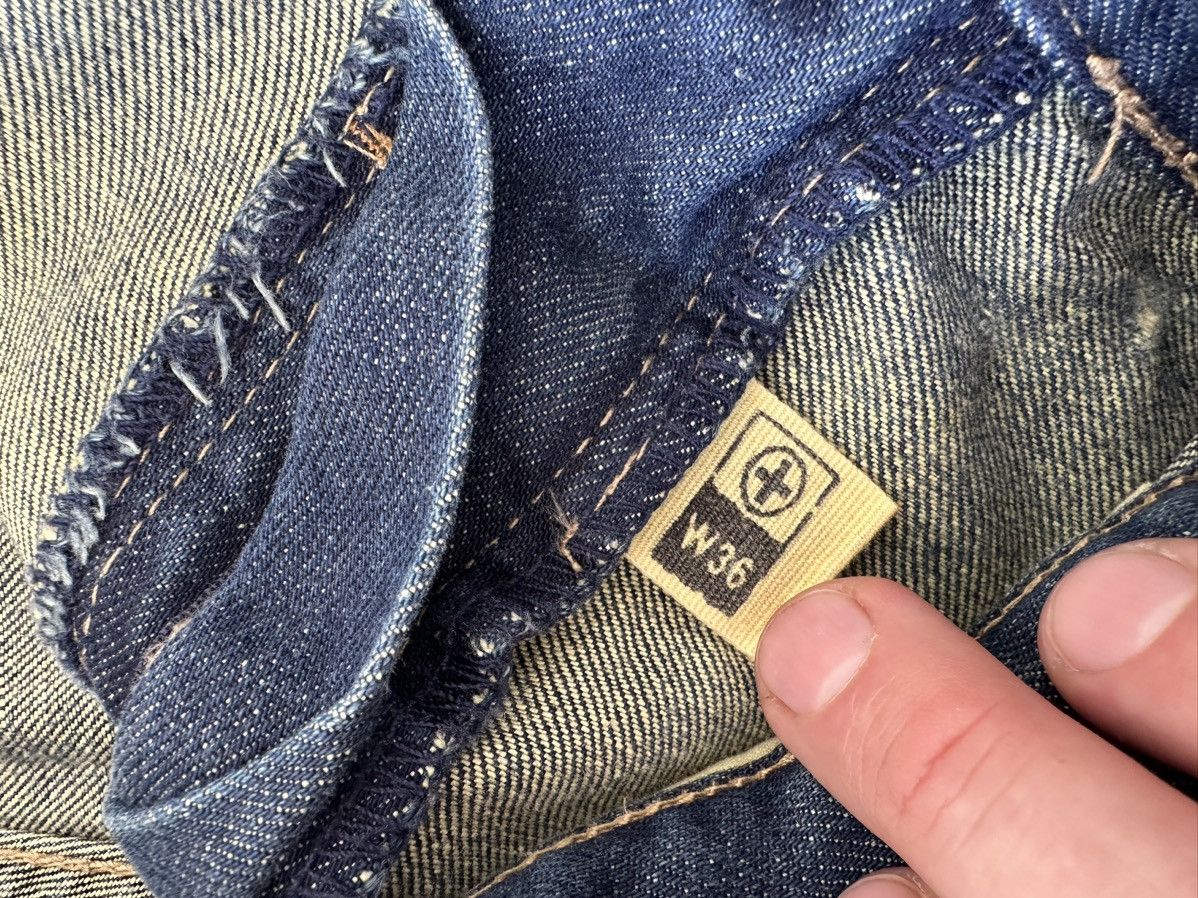 Japanese Brand Tough Jeansmith Japan Distressed Baggy Denim Jeans Size US 36 / EU 52 - 12 Thumbnail