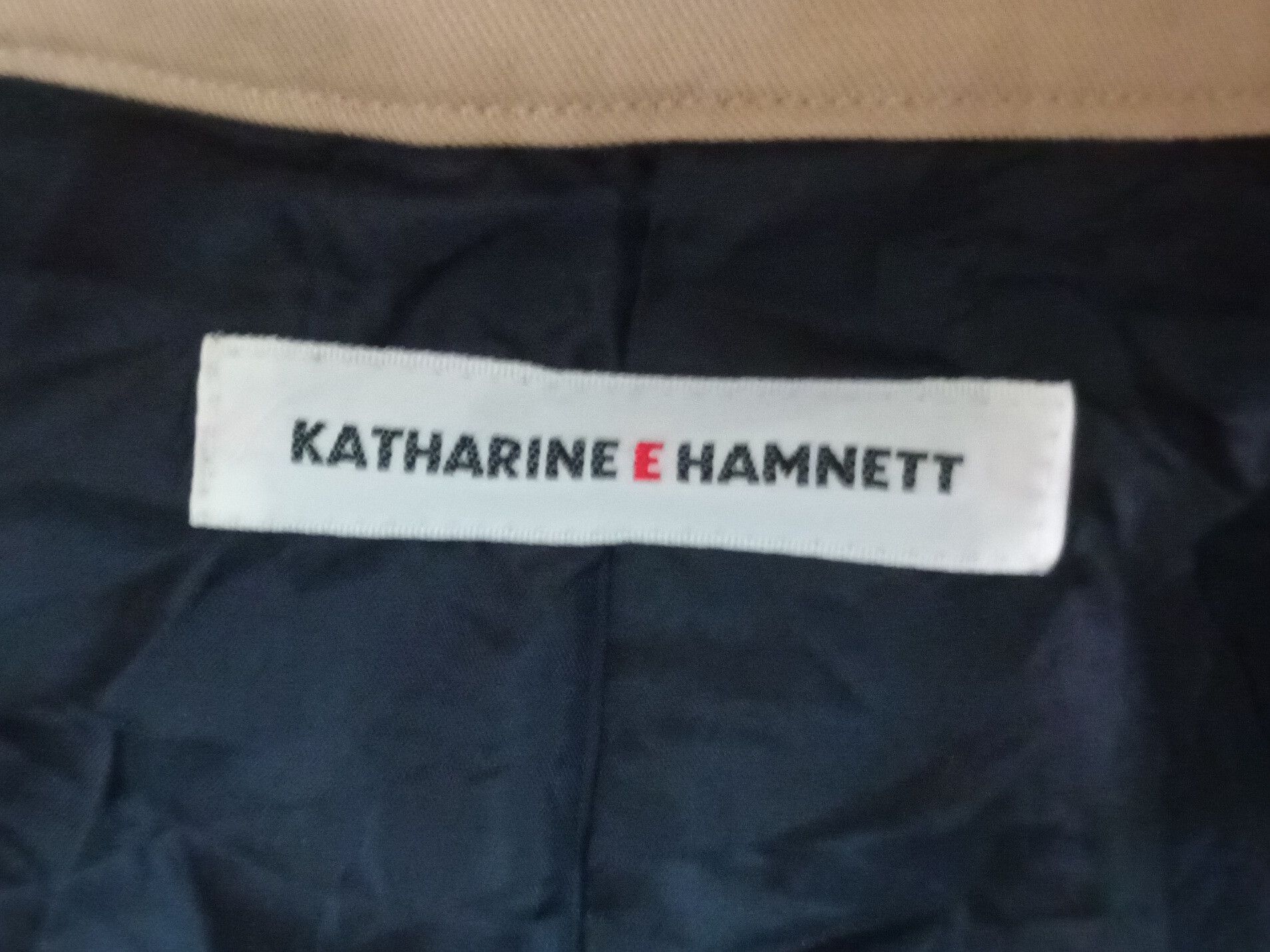 Katharine Hamnett London 🔥 KATHARINE E HAMNETT LONG COAT / JACKET 🔥 Size L / US 10 / IT 46 - 3 Thumbnail