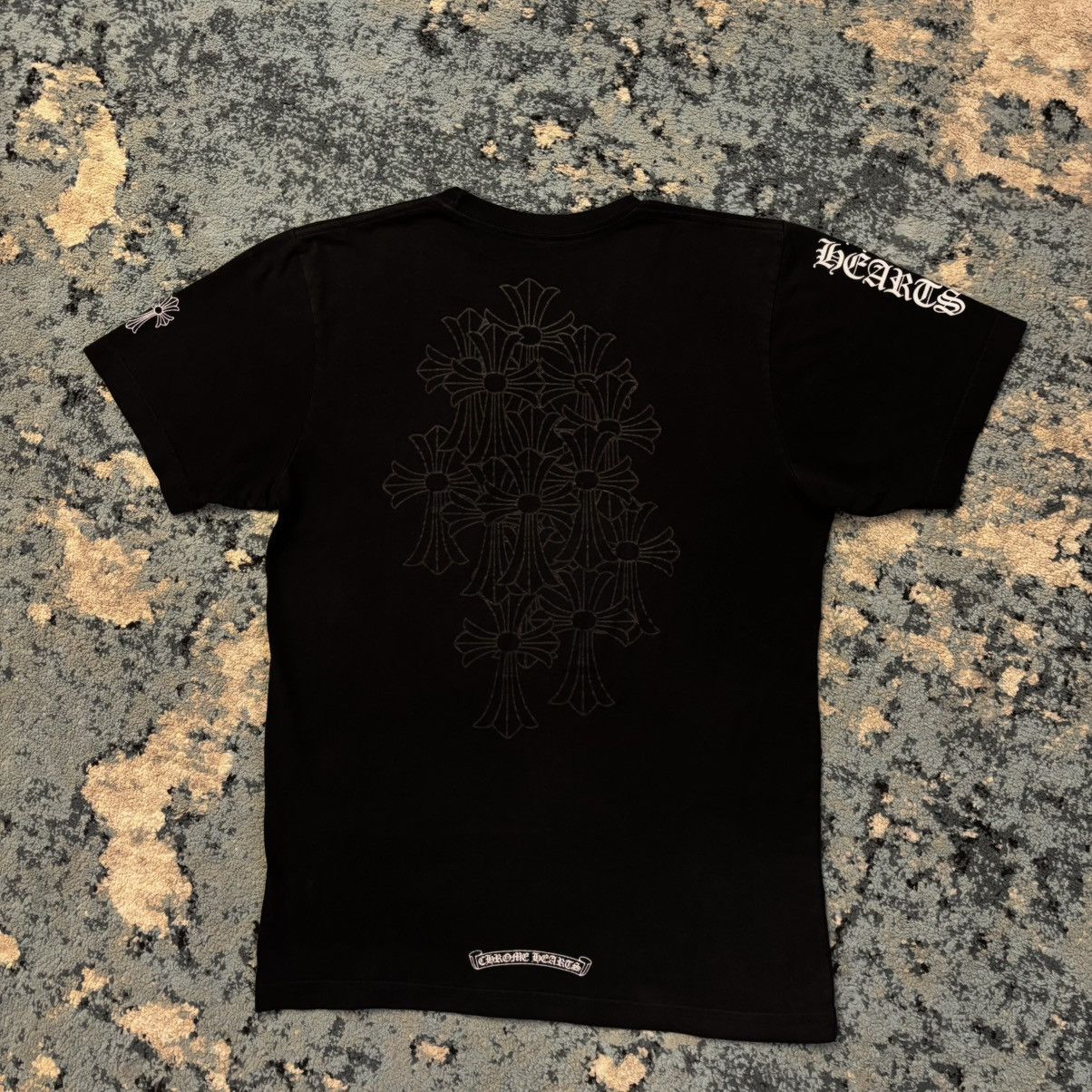 Chrome Hearts Chrome Hearts Cemetery Cross Black T-Shirt Men's